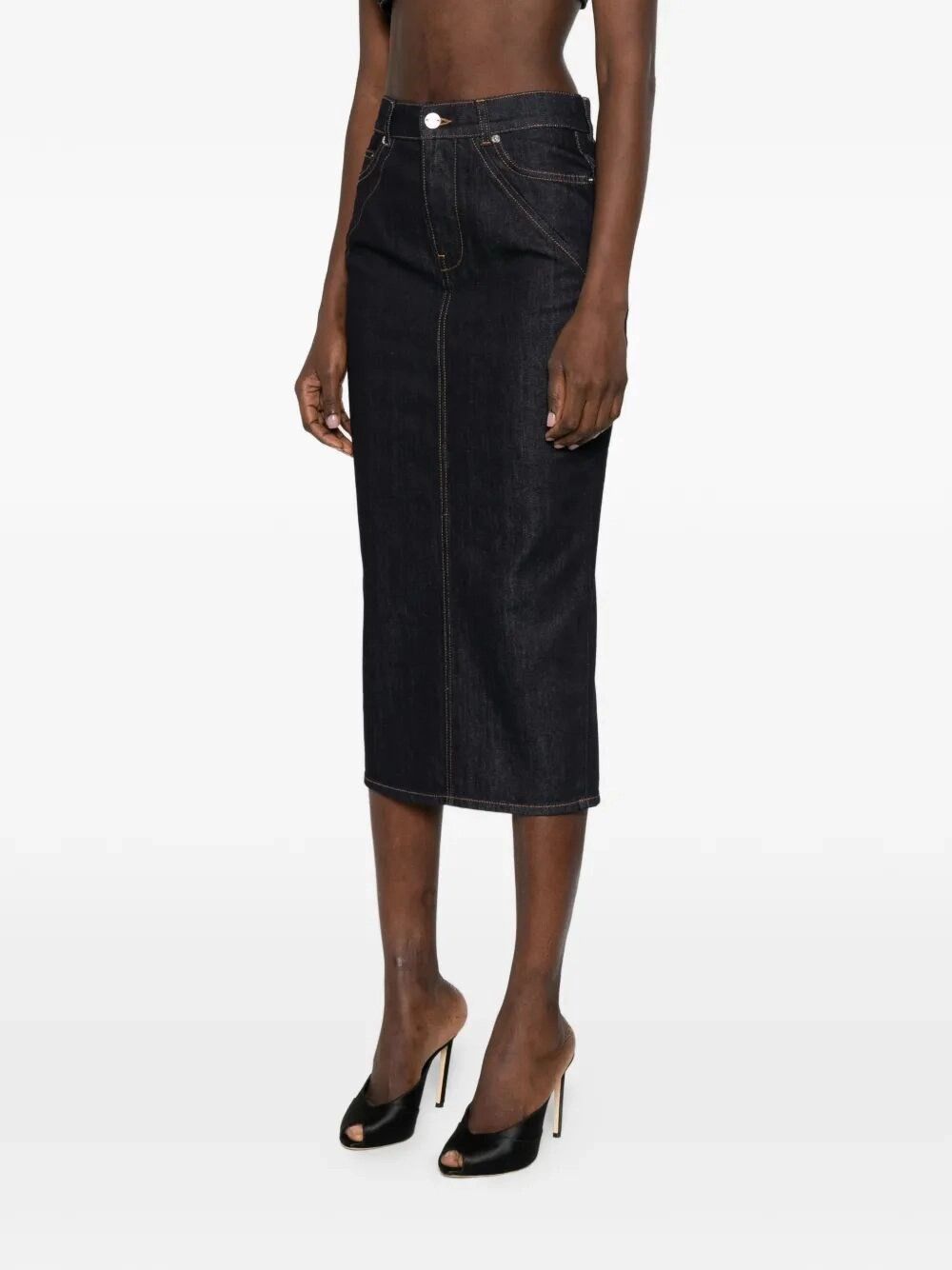 Givenchy `Kick Back` Denim Skirt Size 30" / US 8 / IT 44 - 3 Thumbnail