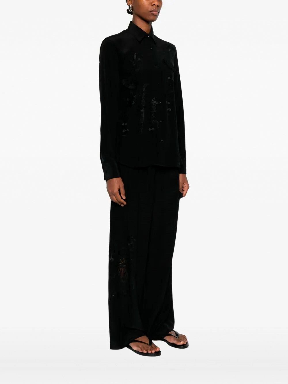 Ermanno Scervino Shirt With Embroidery Size M / US 6-8 / IT 42-44 - 3 Thumbnail