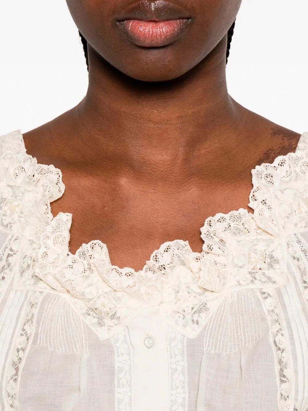 Ermanno Scervino Top With Embroidery Size M / US 6-8 / IT 42-44 - 4 Thumbnail