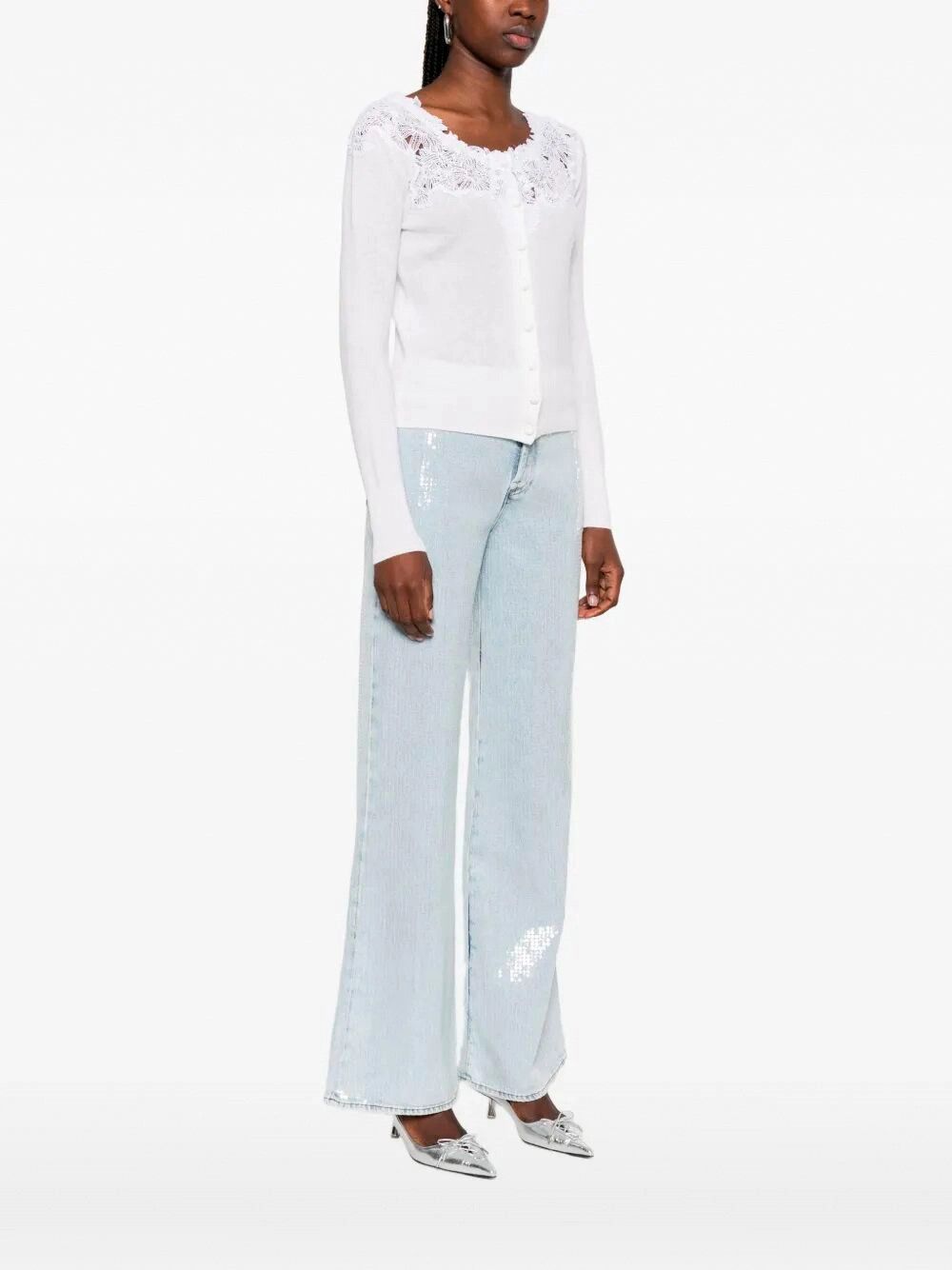 Ermanno Scervino Cardigan Size M / US 6-8 / IT 42-44 - 5 Thumbnail