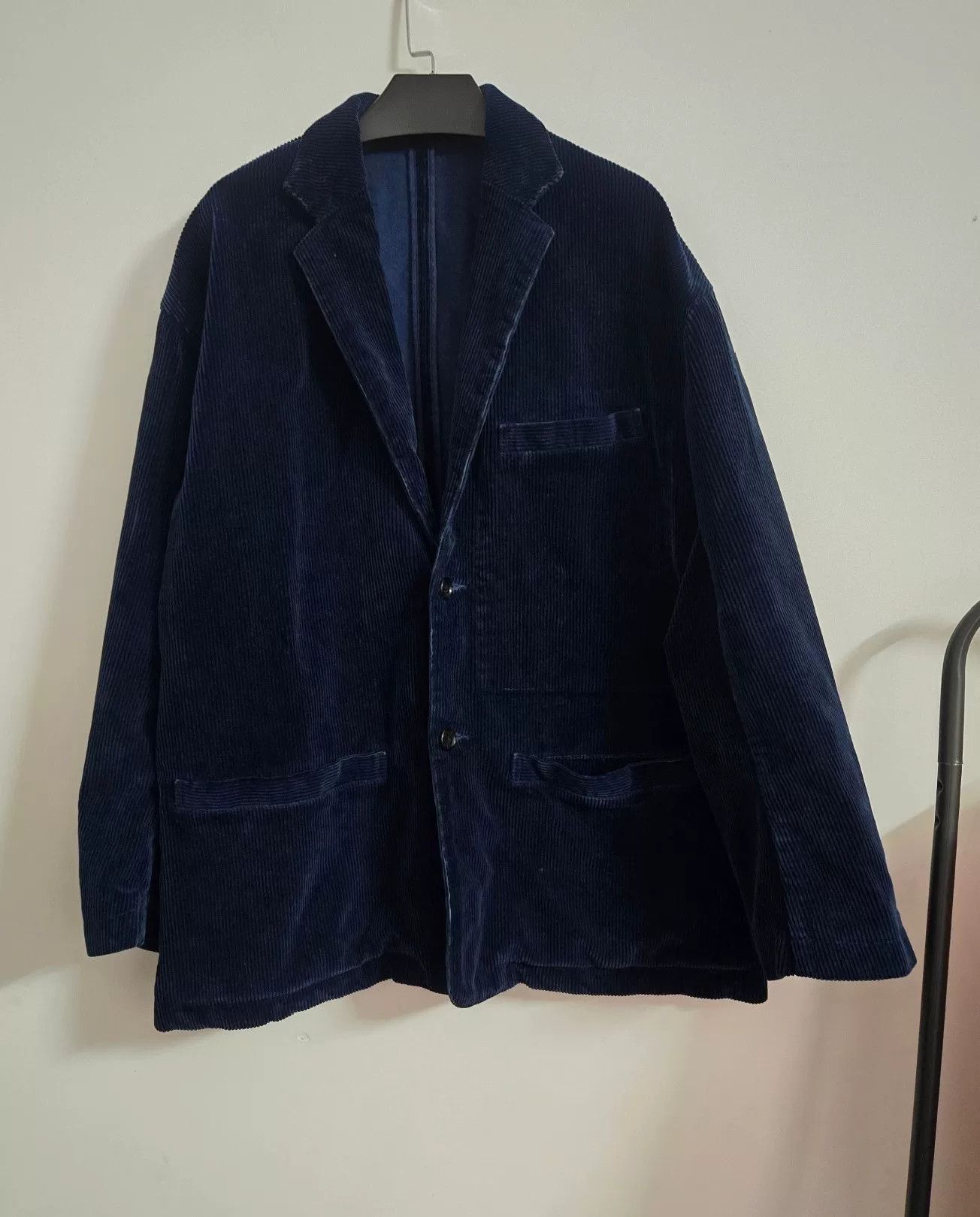 Porter Classic Porter Classic Blue Velvet Corduroy Jacket Size US L / EU 52-54 / 3 - 2 Thumbnail