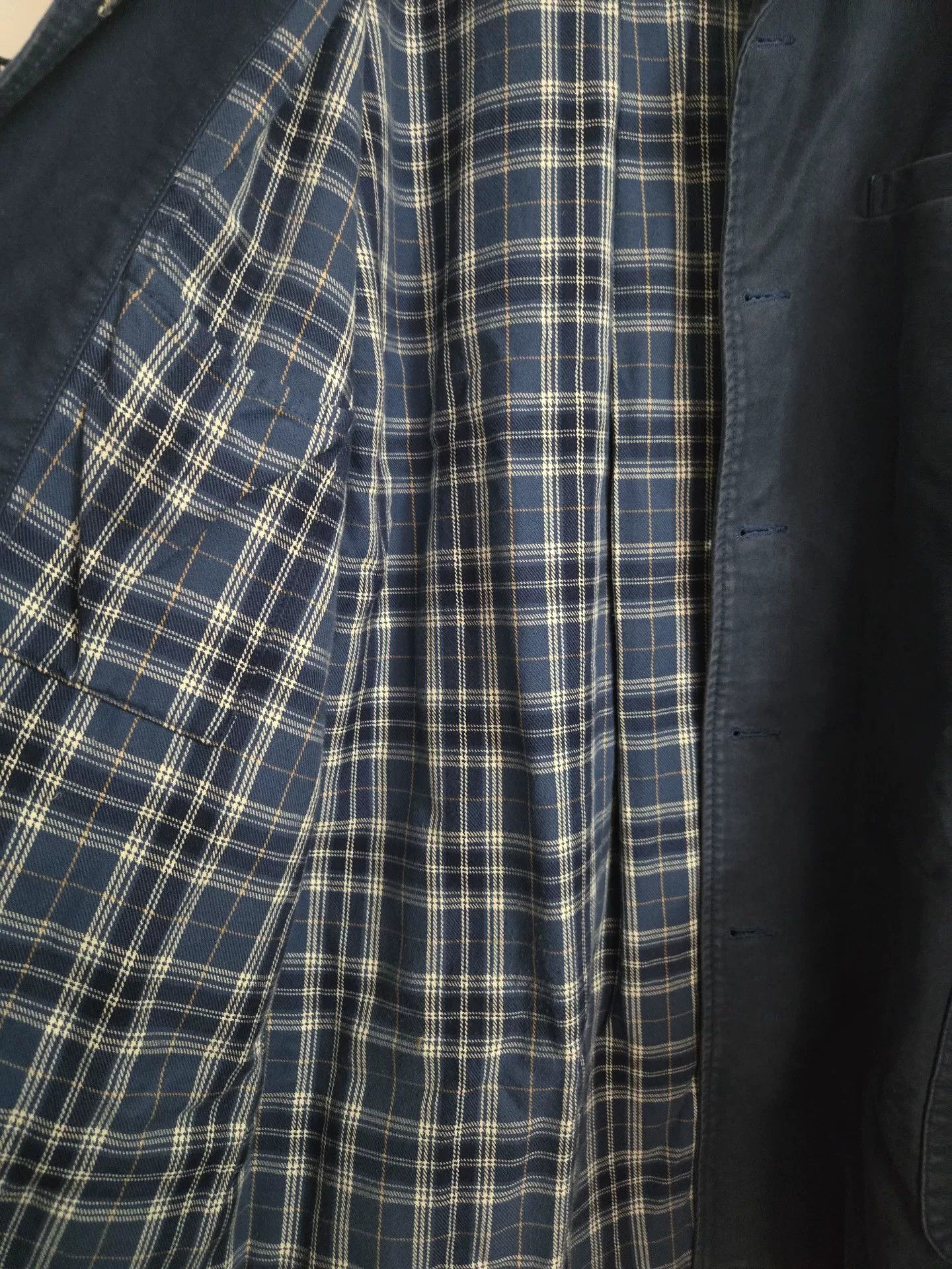 Porter Classic Porter Classic Moleskin Blue Dye Trench Coat Size US L / EU 52-54 / 3 - 4 Thumbnail