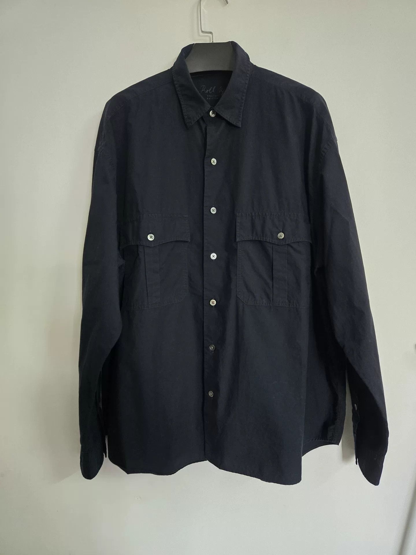Porter Classic Porter Classic Roll Up Cotton Shirt Size US M / EU 48-50 / 2 - 2 Thumbnail