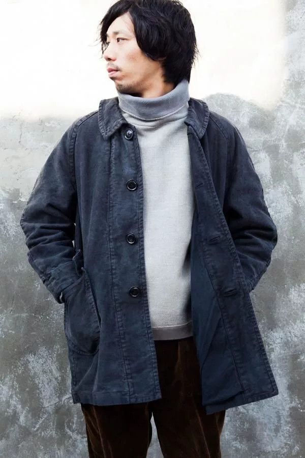 Porter Classic Gray Wool Turtleneck Sweatshirt Size US XL / EU 56 / 4 - 7 Thumbnail