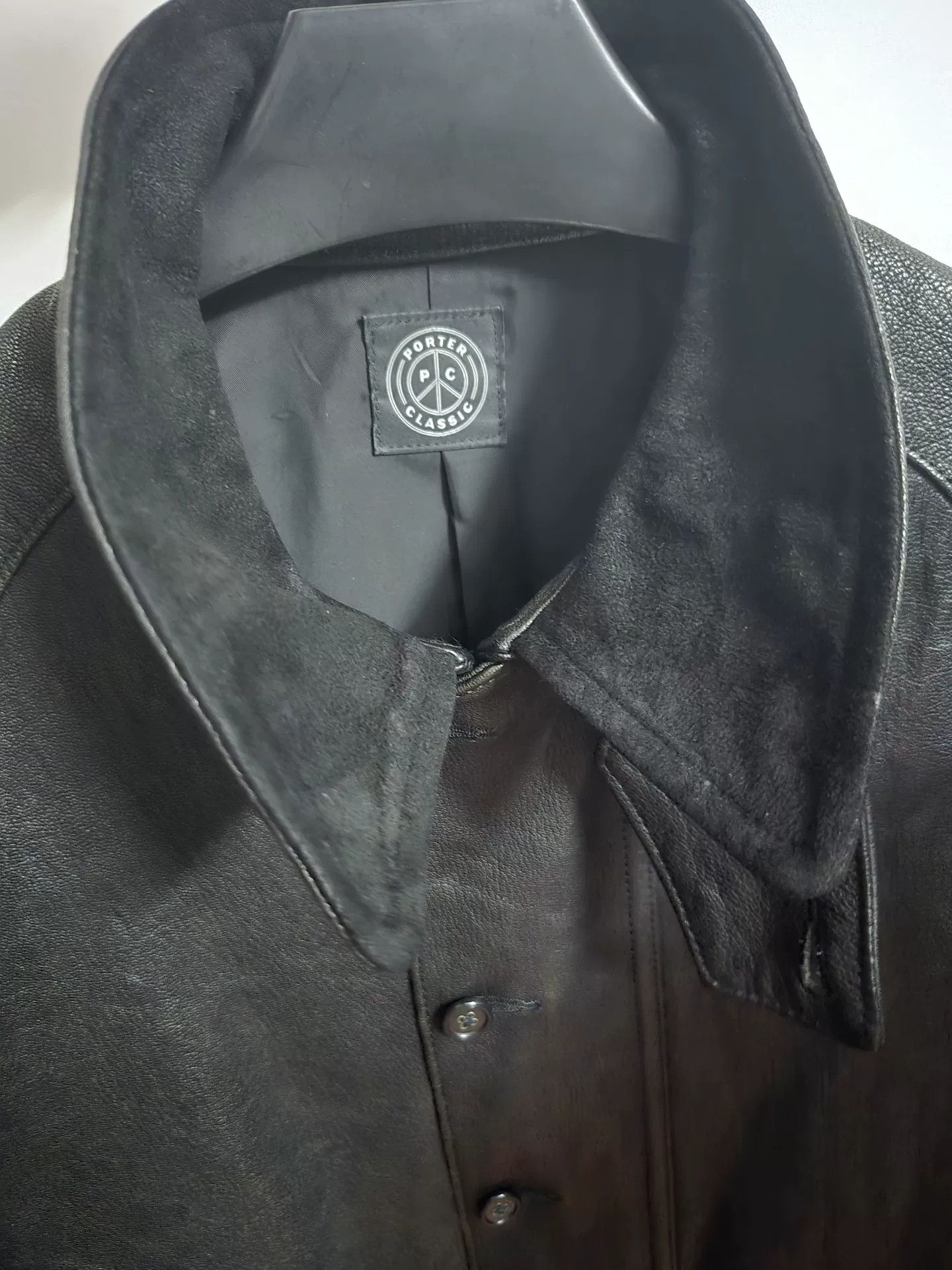 Porter Classic Classic Silver Leather Trench Coat Size US S / EU 44-46 / 1 - 5 Thumbnail