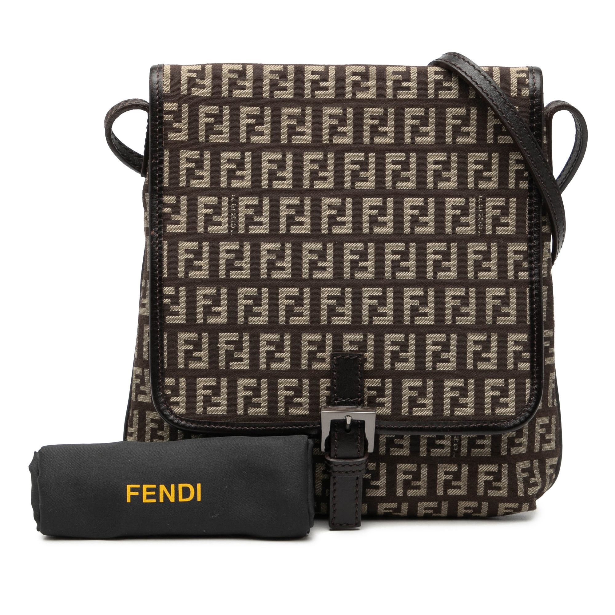 Fendi Fendi Zucchino Canvas Crossbody Size ONE SIZE - 8 Thumbnail