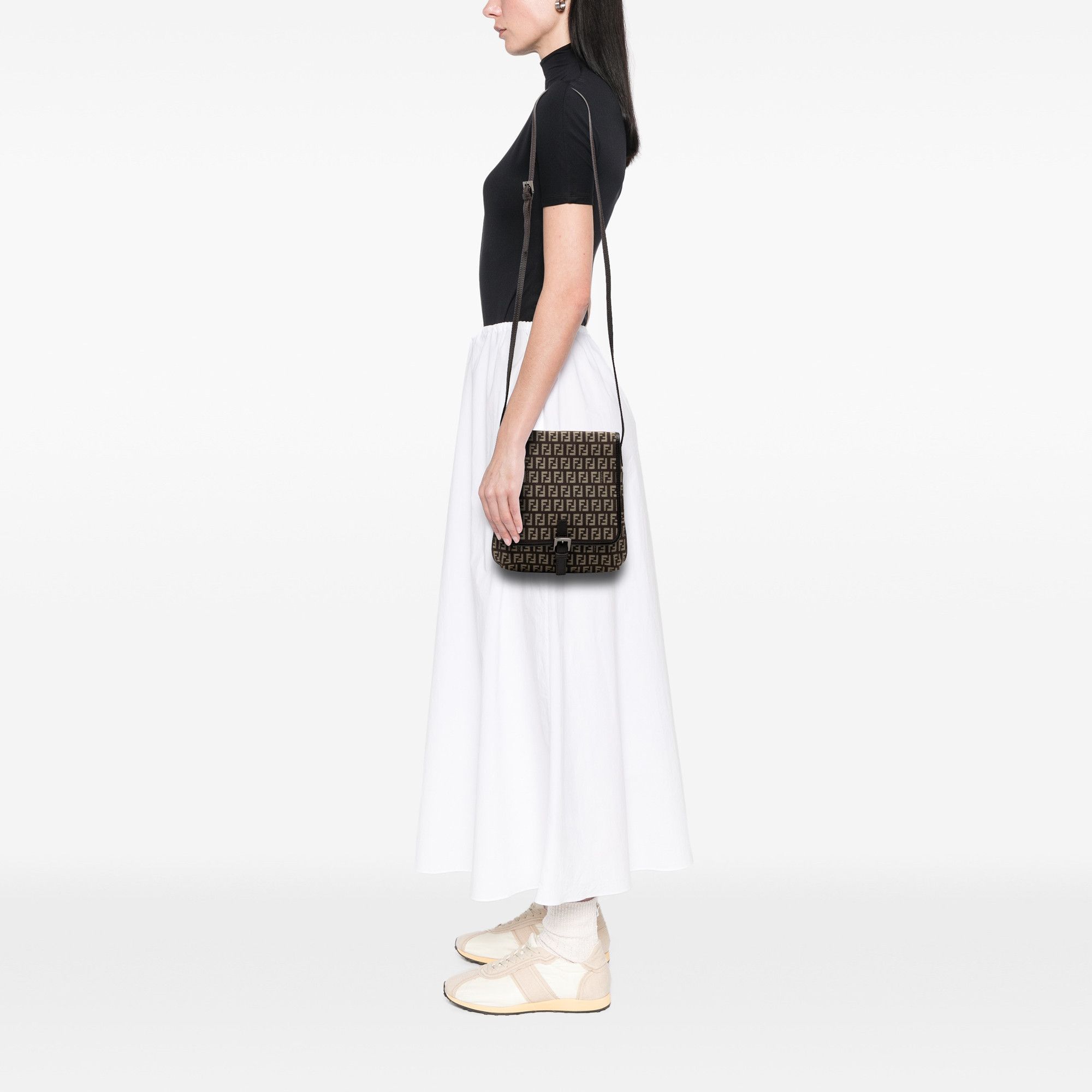 Fendi Fendi Zucchino Canvas Crossbody Size ONE SIZE - 7 Thumbnail