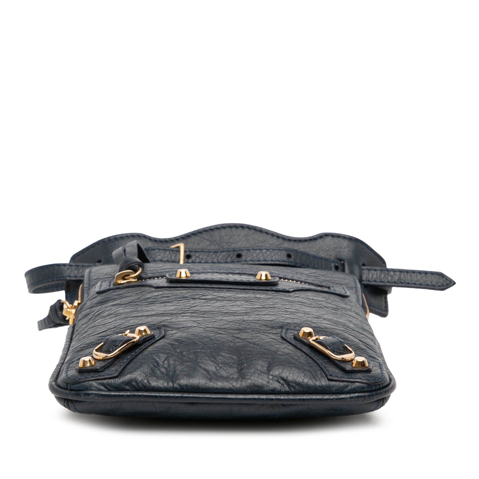Balenciaga Balenciaga Lambskin Motocross Classic Phone Holder Bag Size ONE SIZE - 3 Thumbnail