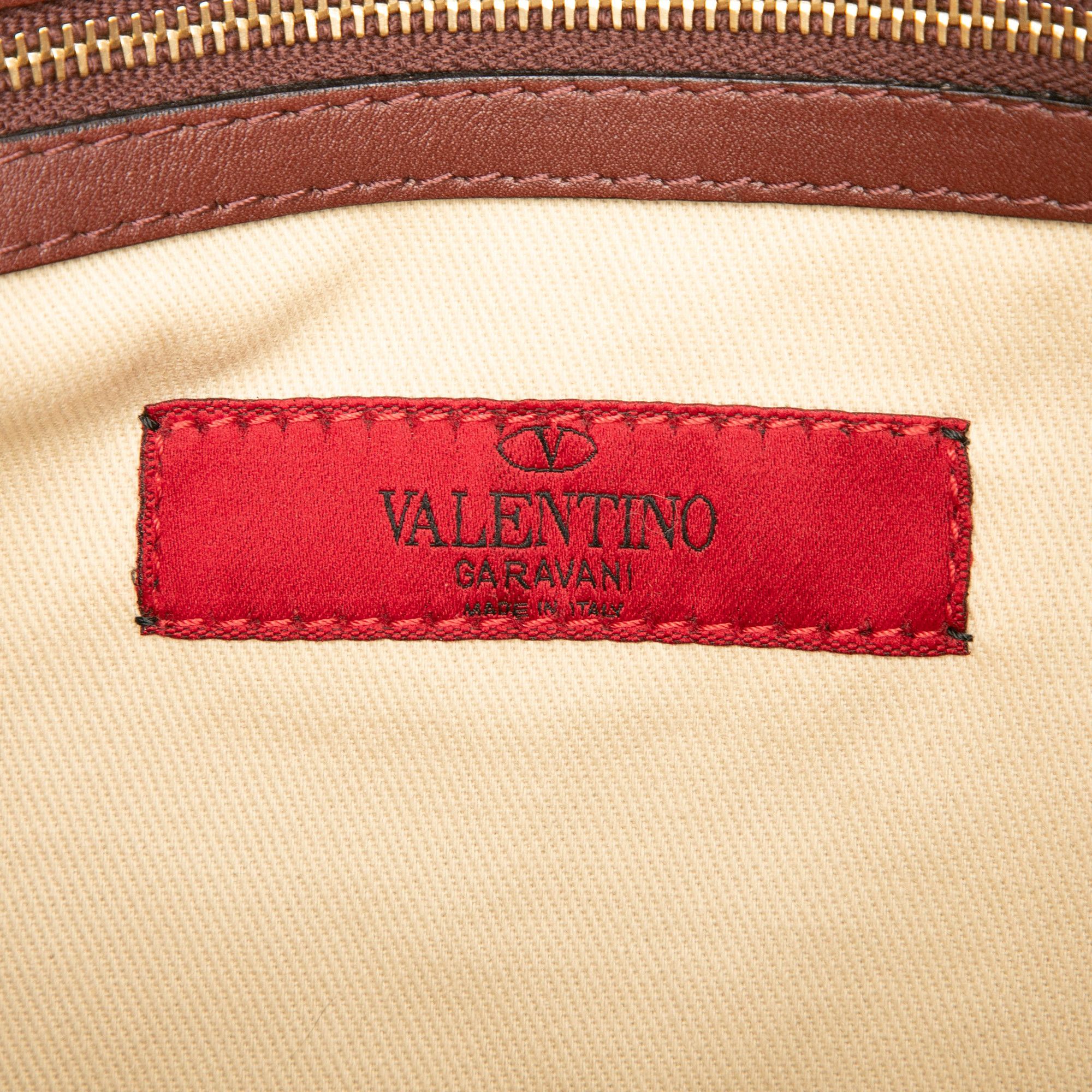 Valentino Valentino Large Leather Rockstud Clutch Size ONE SIZE - 5 Thumbnail