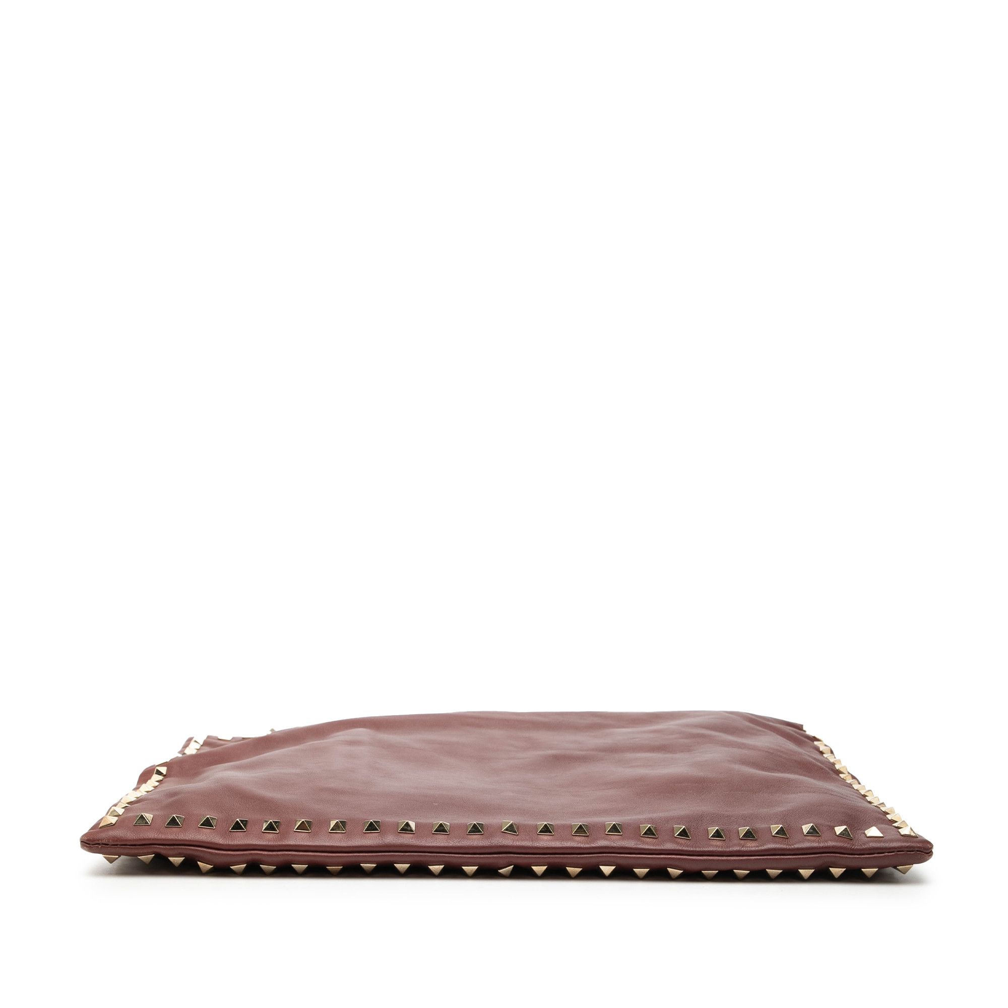 Valentino Valentino Large Leather Rockstud Clutch Size ONE SIZE - 3 Thumbnail