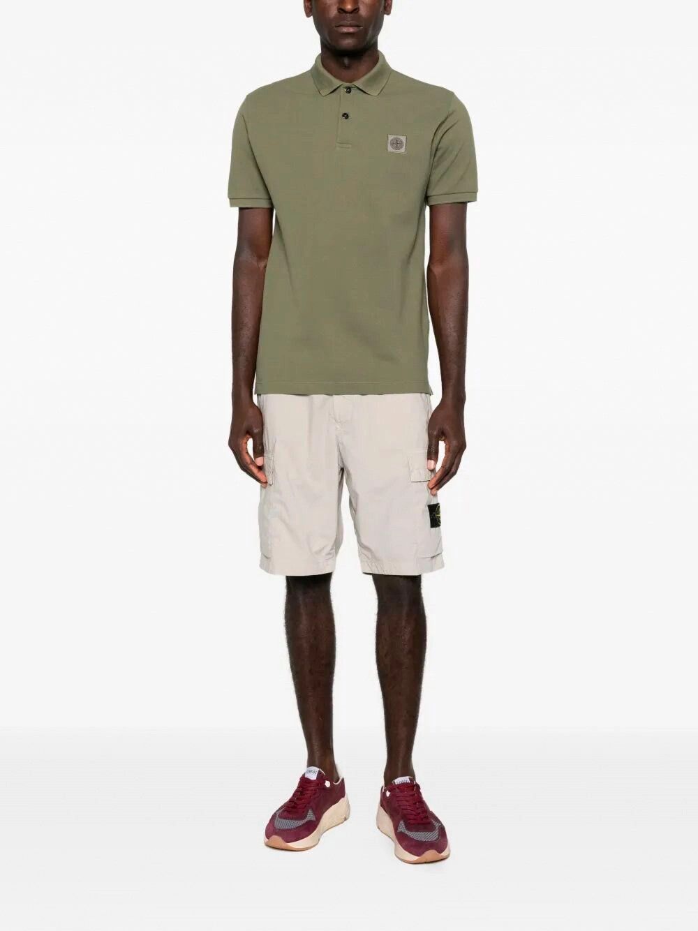 Stone Island 50/2 Organic Cotton Piquet Polo Size US XL / EU 56 / 4 - 2 Thumbnail