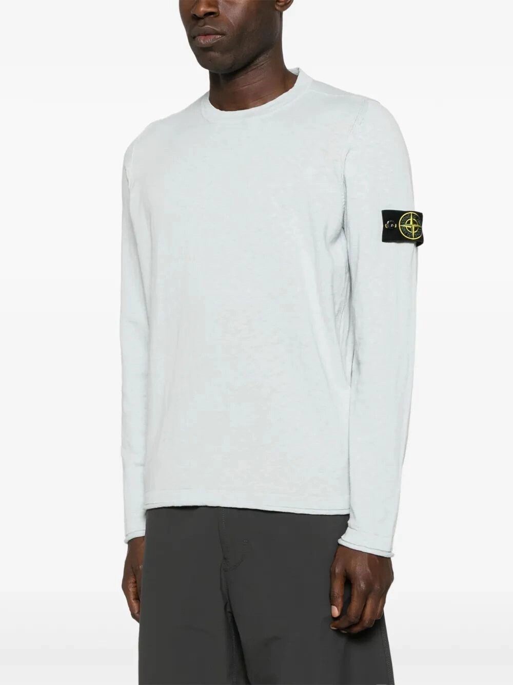 Stone Island Stocking Stitch Organic Cotton Nylon Crewneck Size US S / EU 44-46 / 1 - 5 Thumbnail