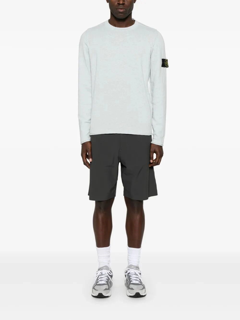 Stone Island Stocking Stitch Organic Cotton Nylon Crewneck Size US S / EU 44-46 / 1 - 2 Thumbnail
