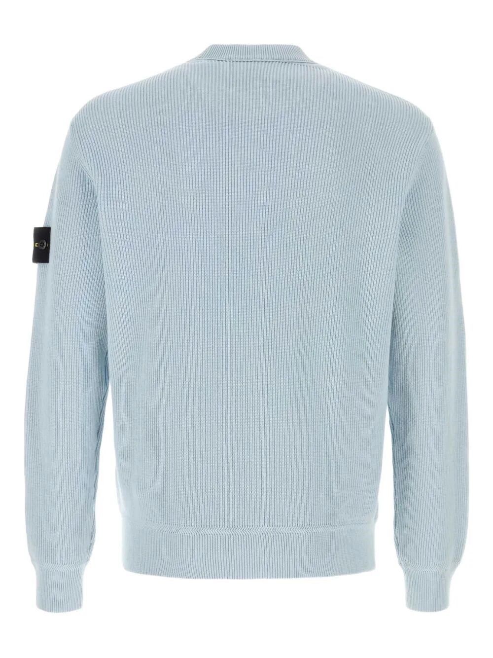 Stone Island Ribbed Soft Organic Cotton Crewneck Size US L / EU 52-54 / 3 - 2 Thumbnail