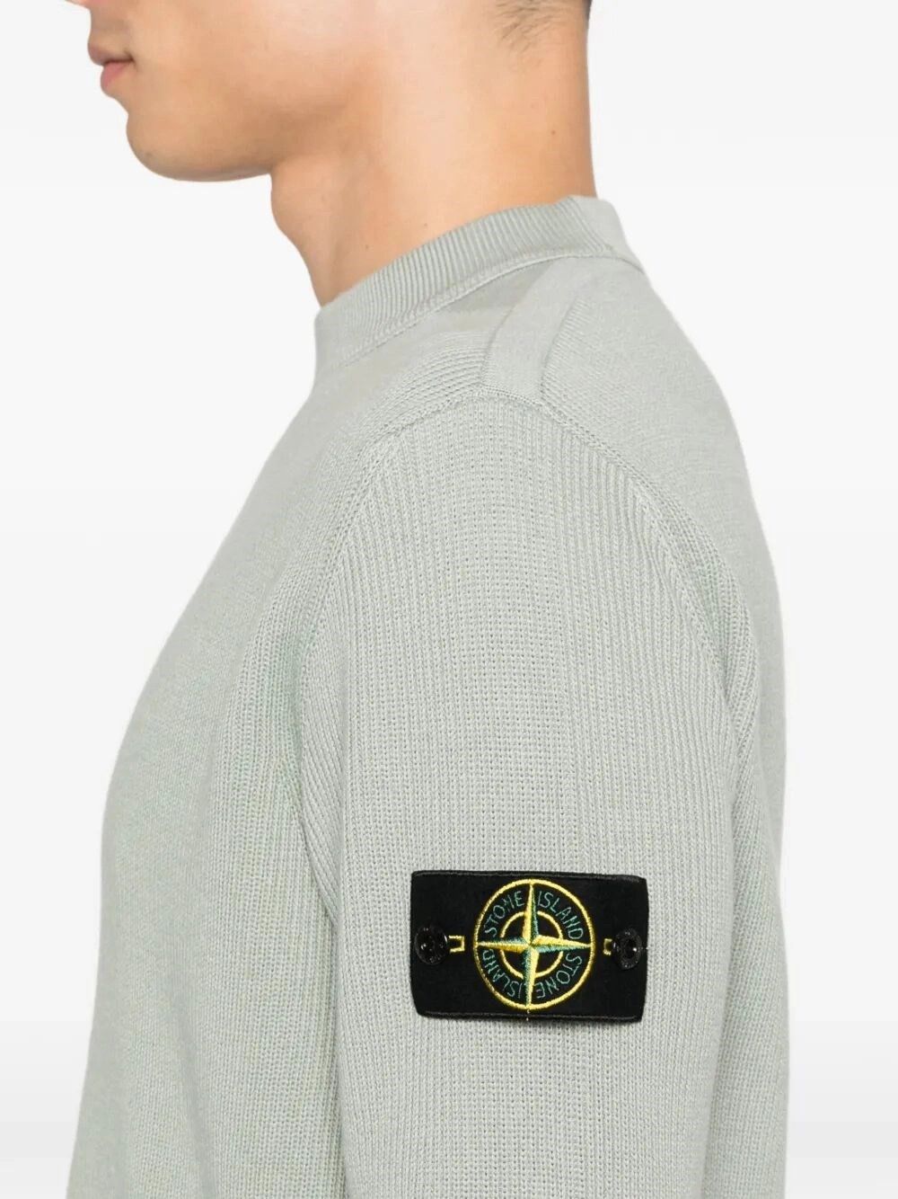 Stone Island Ribbed Soft Organic Cotton Crewneck Size US L / EU 52-54 / 3 - 4 Thumbnail