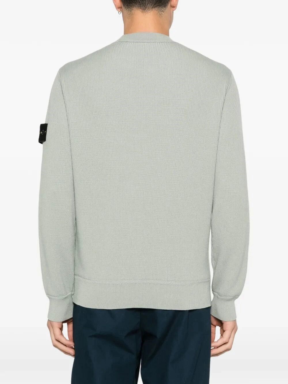 Stone Island Ribbed Soft Organic Cotton Crewneck Size US XL / EU 56 / 4 - 3 Thumbnail