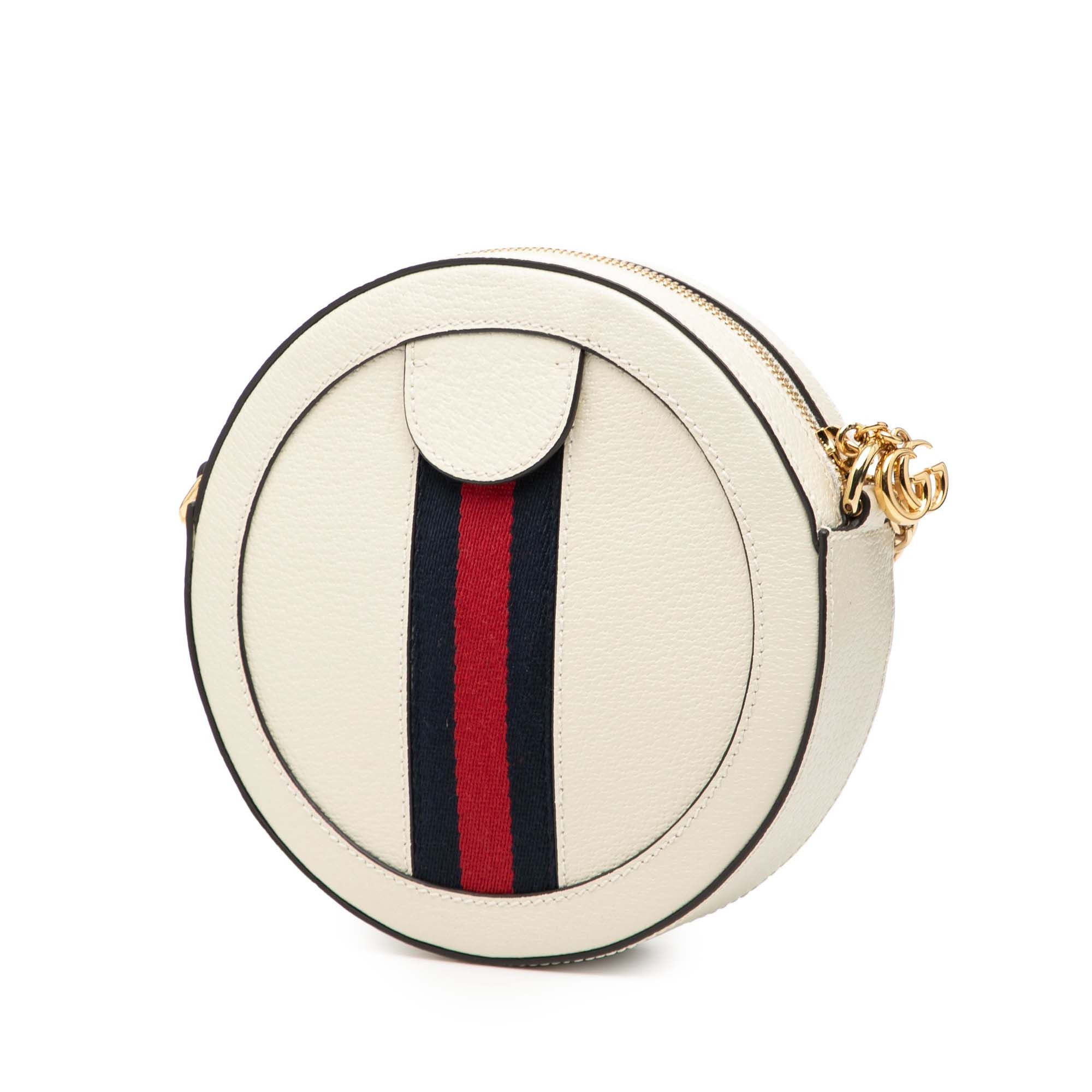 Gucci Gucci Mini Leather Ophidia Round Crossbody Size ONE SIZE - 2 Thumbnail