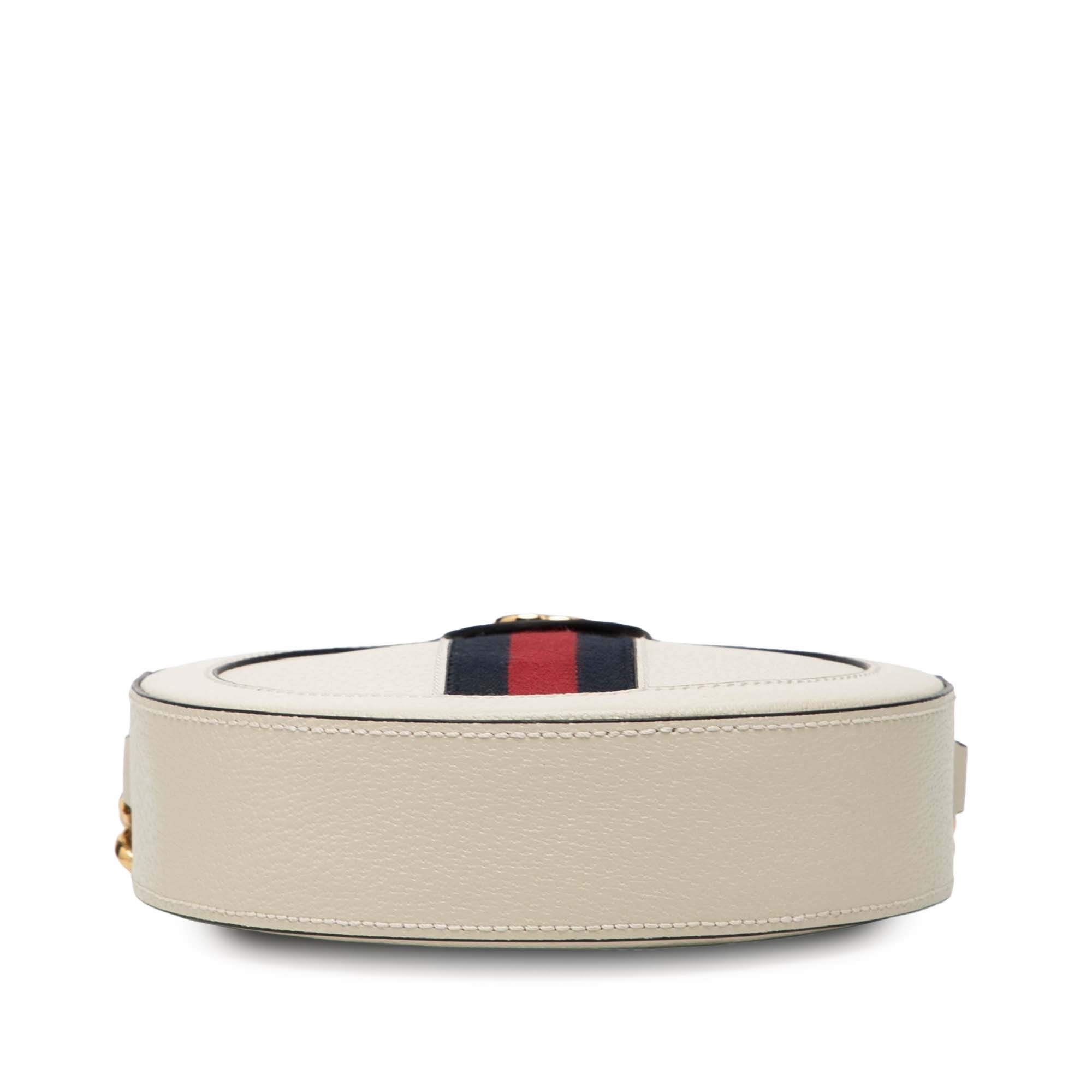 Gucci Gucci Mini Leather Ophidia Round Crossbody Size ONE SIZE - 3 Thumbnail