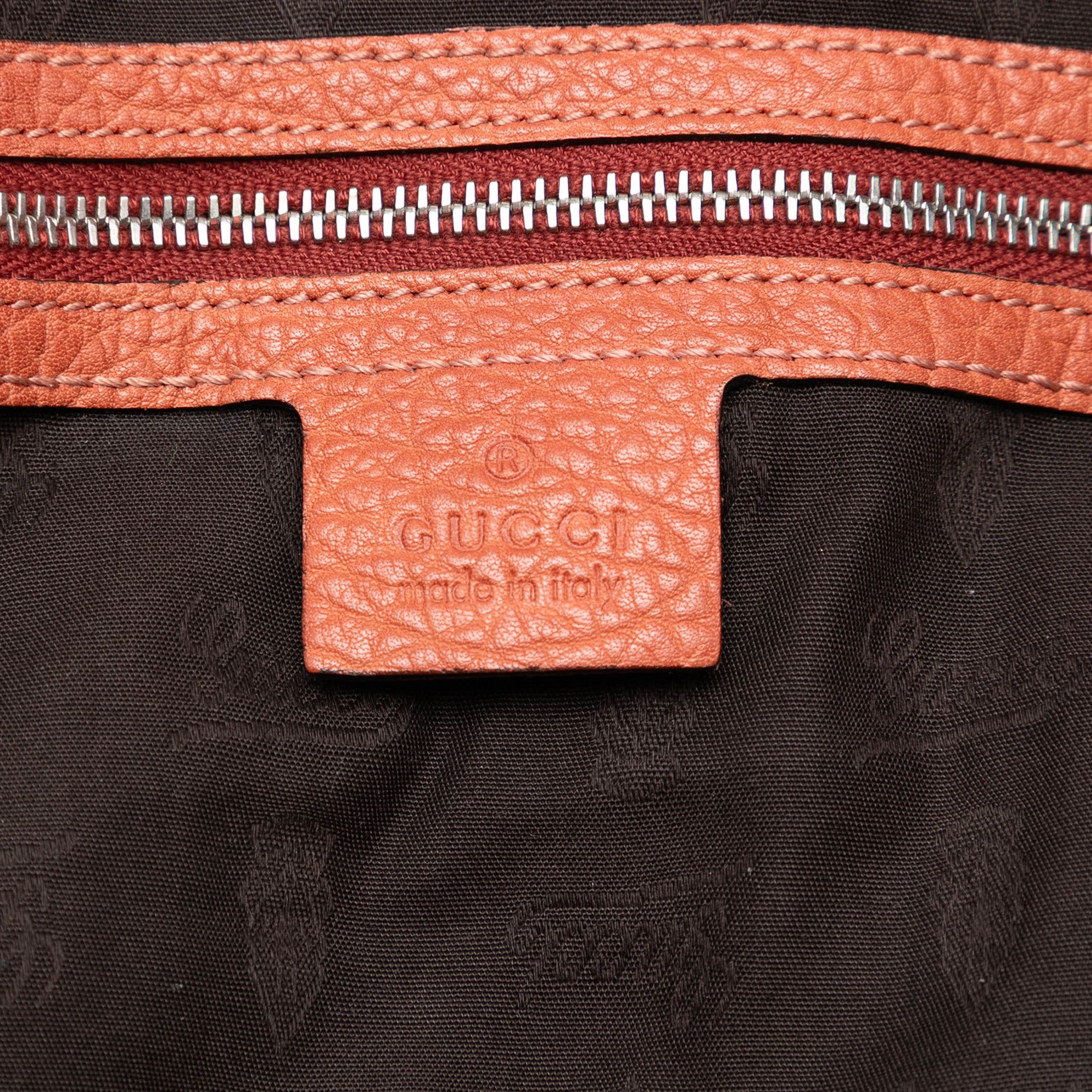 Gucci Gucci Medium Leather Bamboo Bar Tote Size ONE SIZE - 5 Thumbnail
