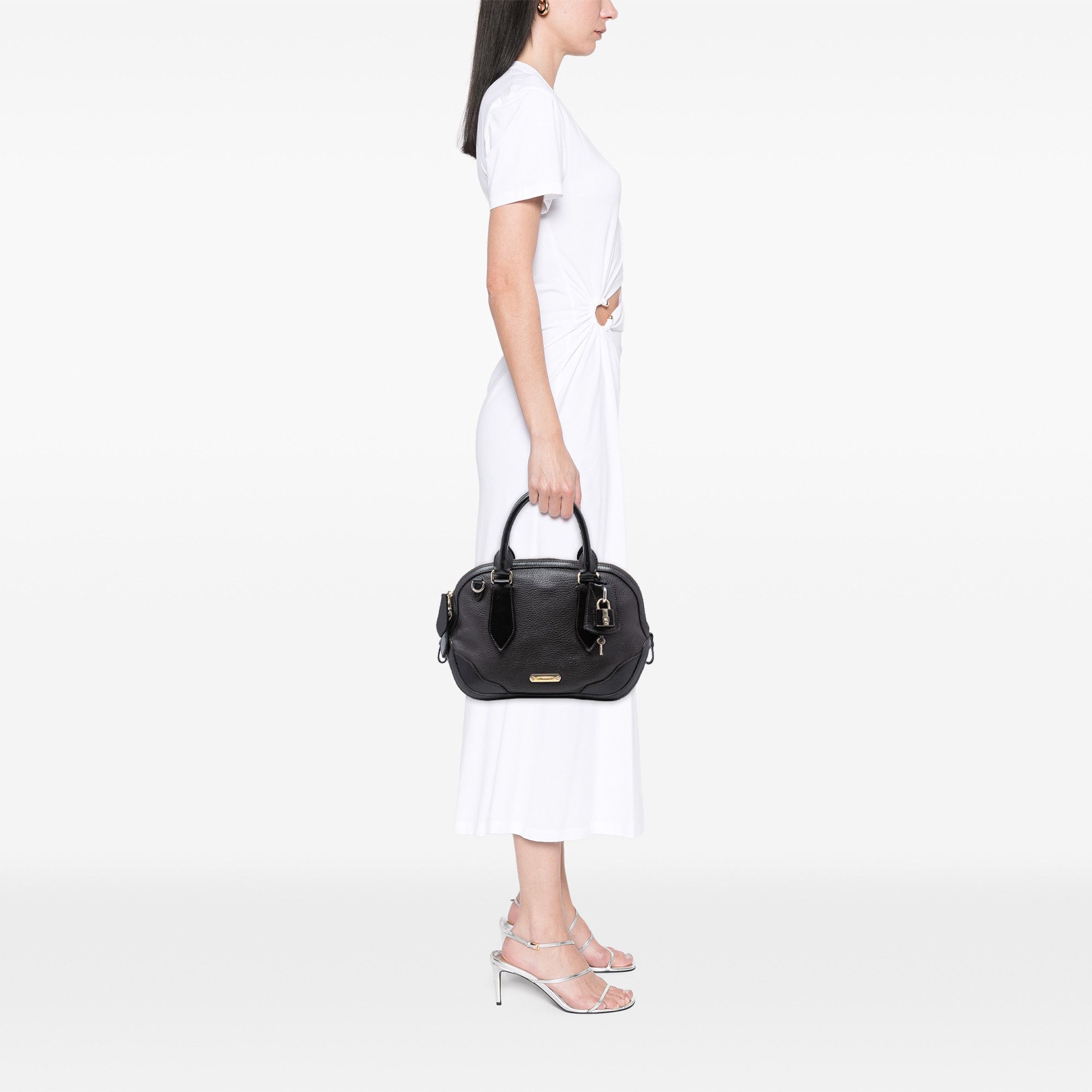 Burberry Burberry Small Grained Calfskin Orchard Bowling Bag Size ONE SIZE - 7 Thumbnail