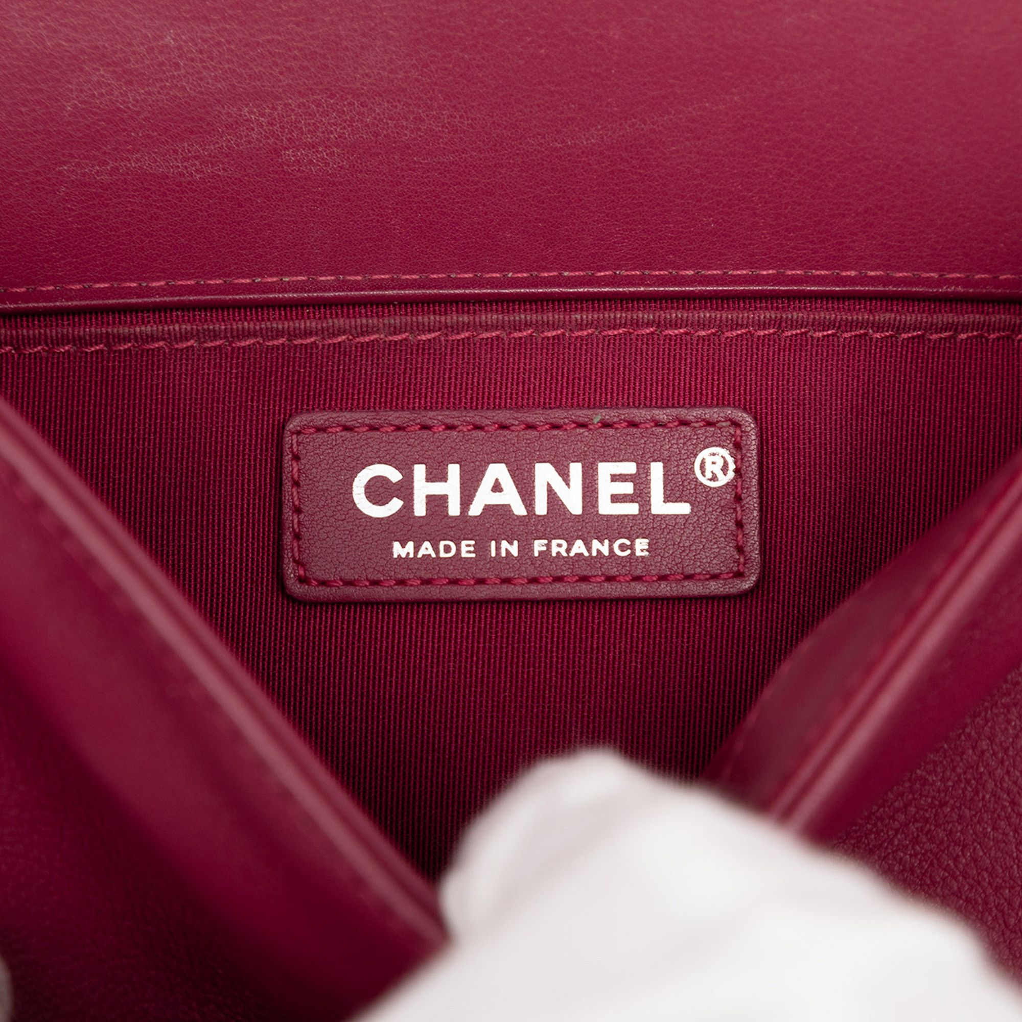 Chanel Chanel Old Medium Chevron Lambskin Boy Flap Size ONE SIZE - 5 Thumbnail