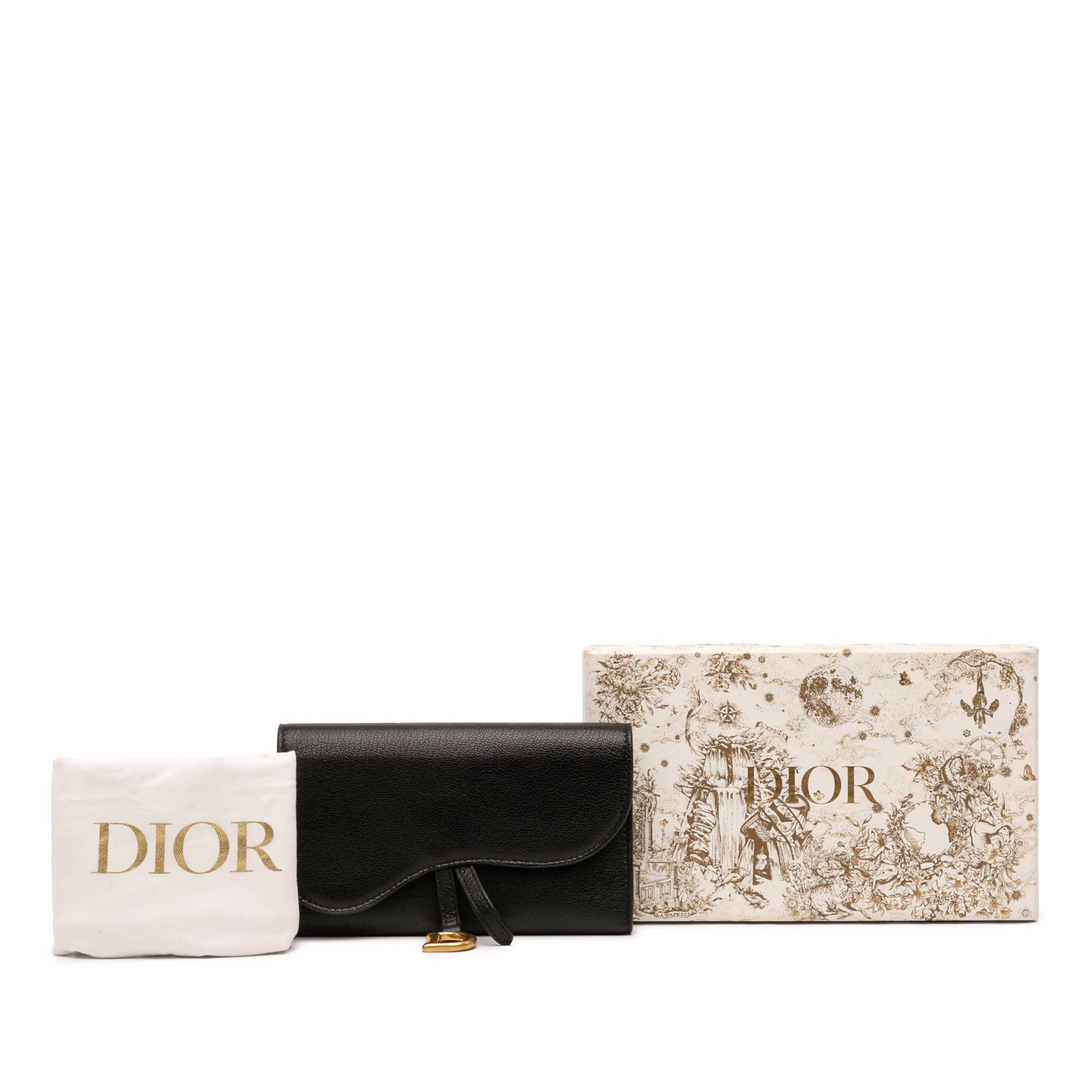 Dior Dior Goatskin Saddle Long Wallet Size ONE SIZE - 11 Thumbnail