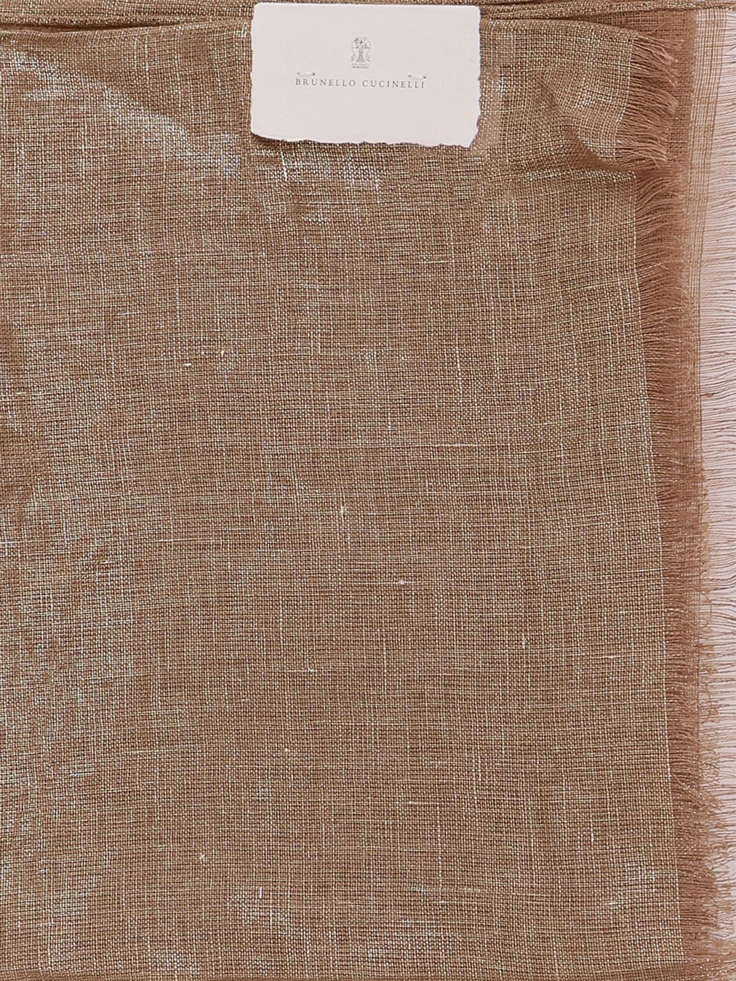 Brunello Cucinelli Brunello Cucinelli Lurex linen scarf UNI Women - USA Tariffs Included Size ONE SIZE - 2 Thumbnail