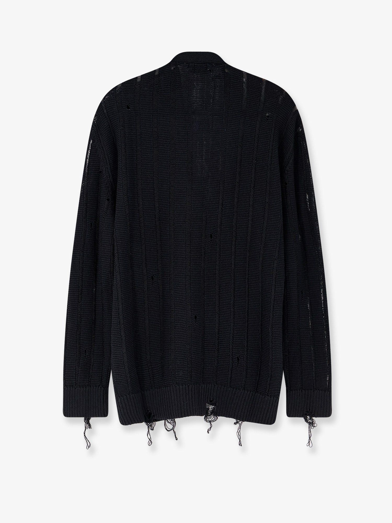 Laneus Laneus Cotton cardigan with destroyed effect Tag Size IT 48 Men - USA Tariffs Included Size US M / EU 48-50 / 2 - 2 Thumbnail