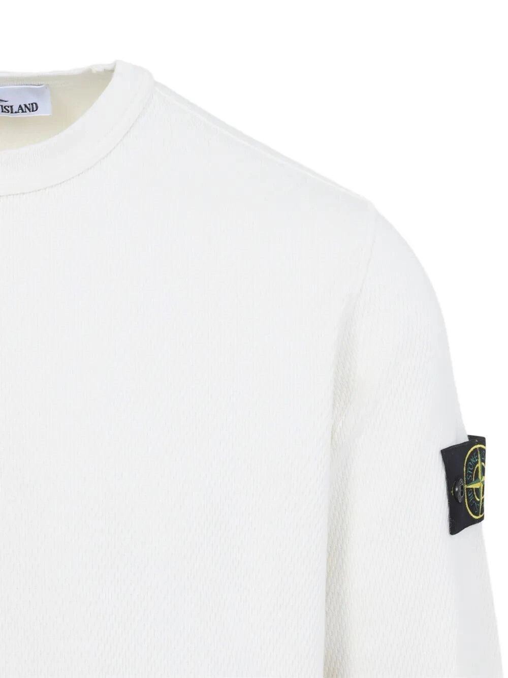 Stone Island Mesh Stitch Organic Cotton Fleece Sweatshirt Size US S / EU 44-46 / 1 - 3 Thumbnail