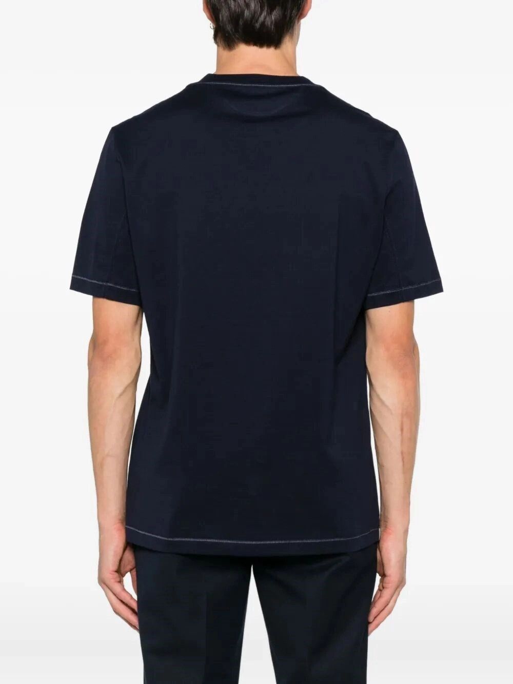 Brunello Cucinelli Crew-Neck T-Shirt With Logo Size US L / EU 52-54 / 3 - 3 Thumbnail