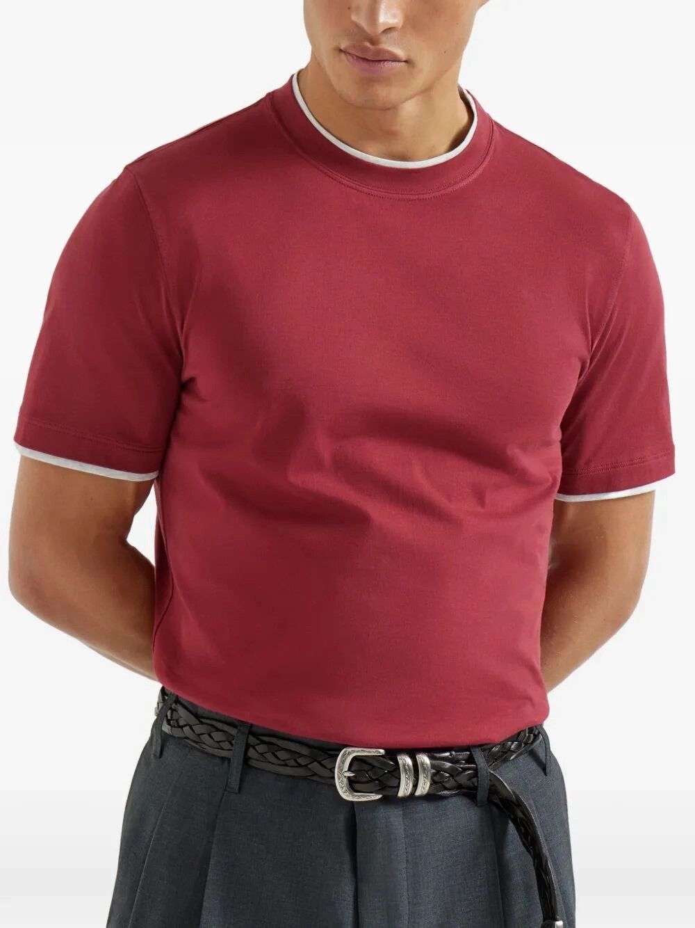 Brunello Cucinelli T-Shirt With Faux-Layering Size US XL / EU 56 / 4 - 3 Thumbnail