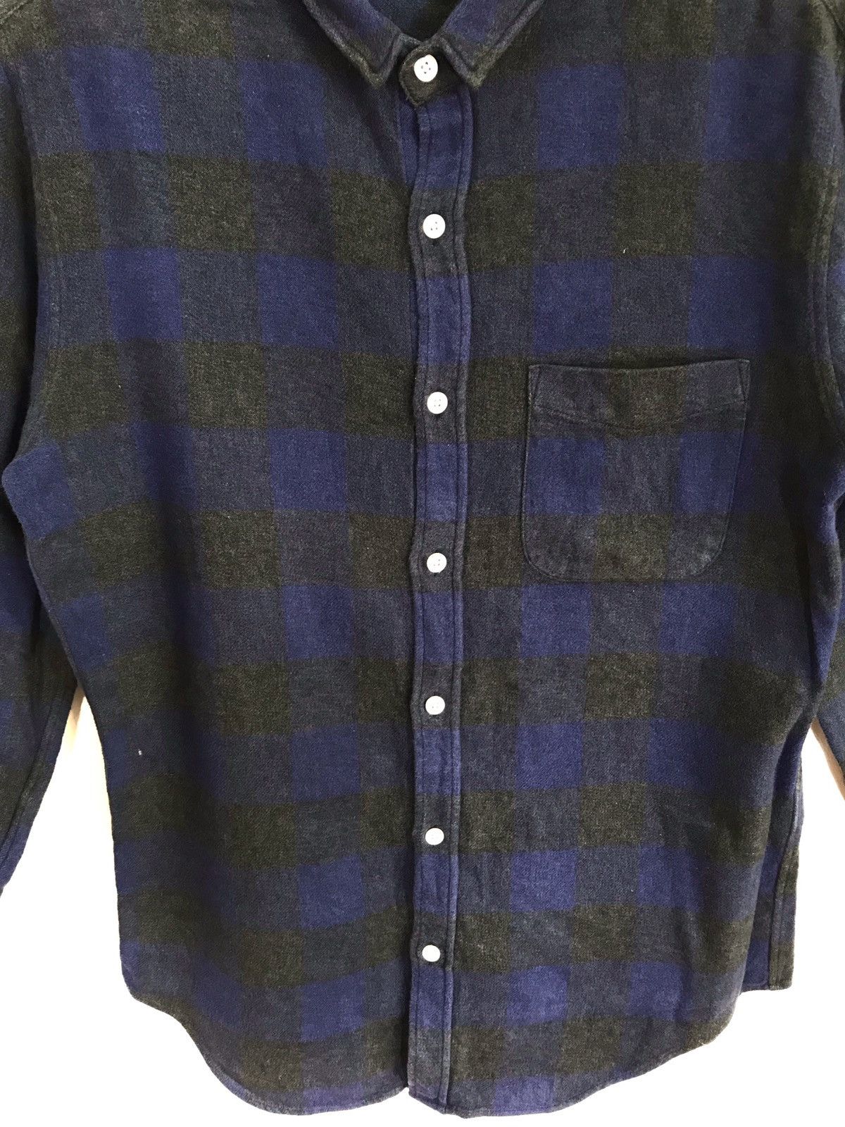 SHIPS × Ships Jet Blue Ships Jet Blue Plaid Shirt Made In Japan Size US S / EU 44-46 / 1 - 7 Thumbnail