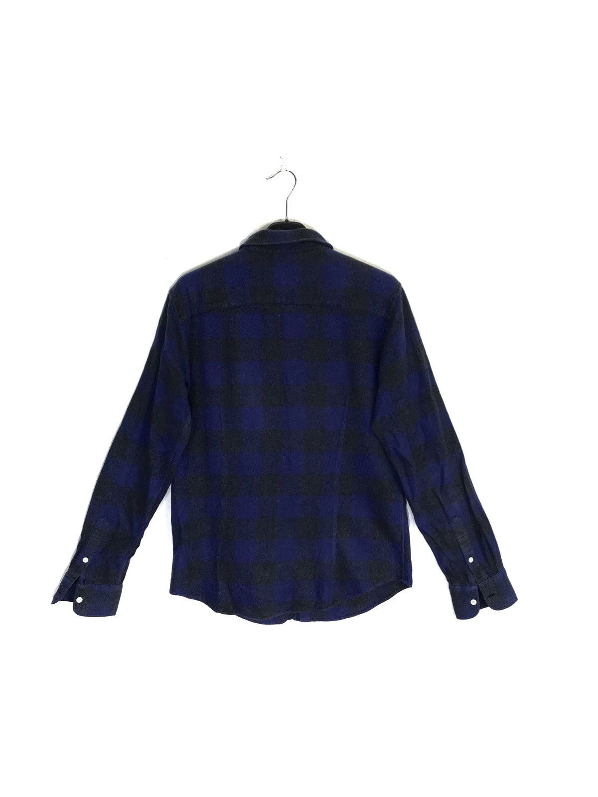 SHIPS × Ships Jet Blue Ships Jet Blue Plaid Shirt Made In Japan Size US S / EU 44-46 / 1 - 3 Thumbnail