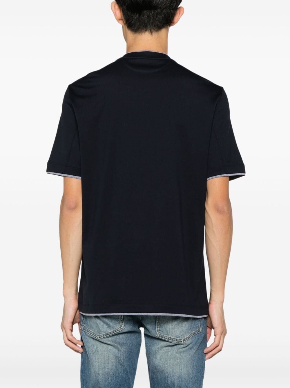 Brunello Cucinelli T-Shirt With Faux-Layering Size US XS / EU 42 / 0 - 2 Thumbnail