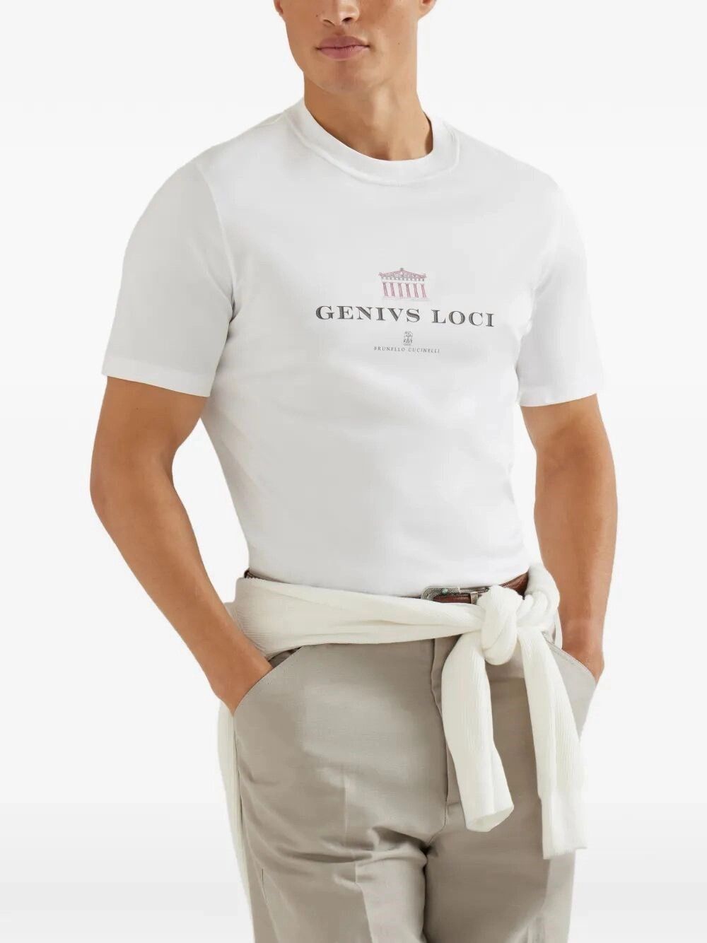 Brunello Cucinelli Crew-Neck T-Shirt Size US S / EU 44-46 / 1 - 5 Thumbnail