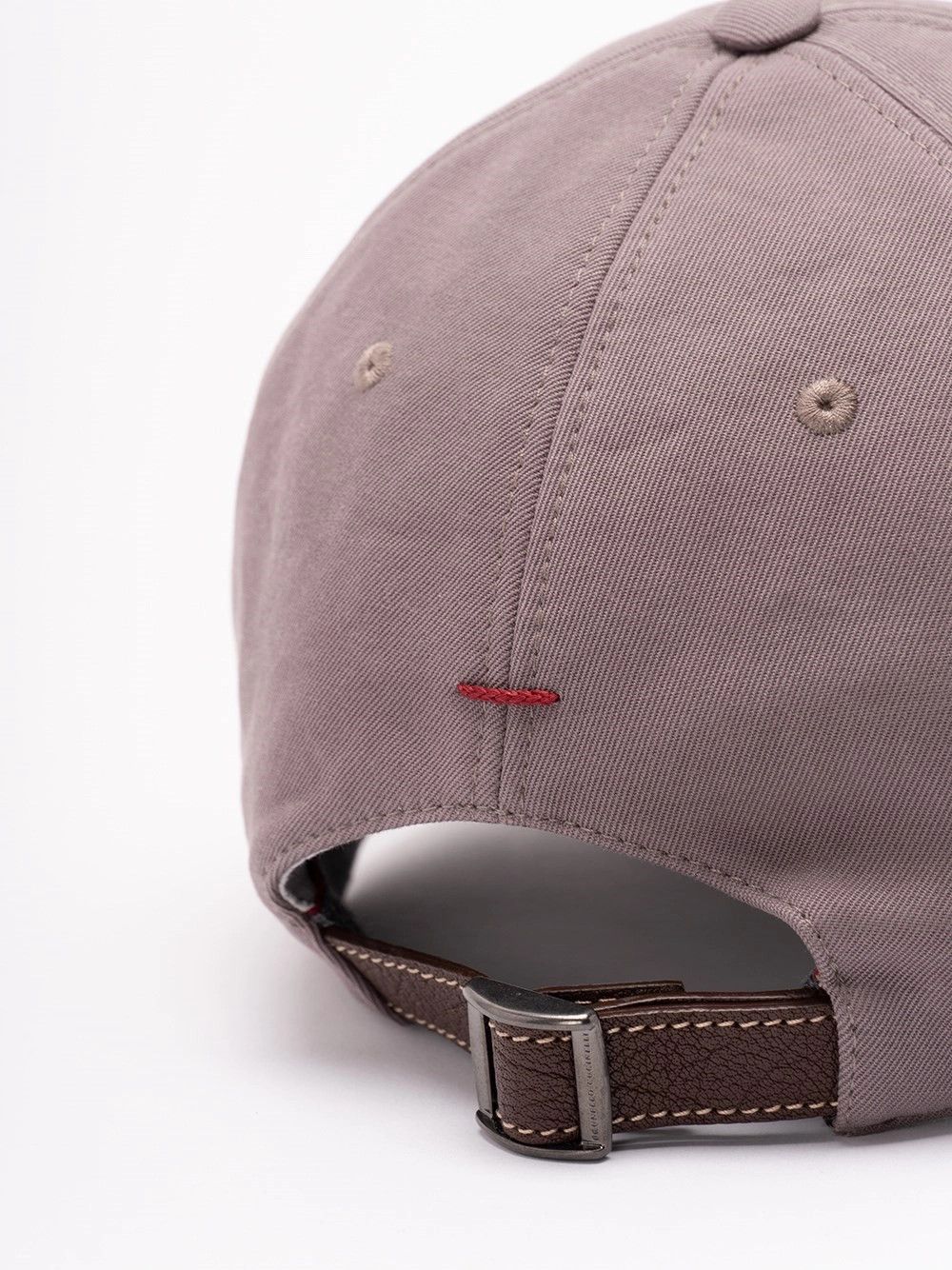 Brunello Cucinelli Baseball Cap With Embroidery Size ONE SIZE - 3 Thumbnail