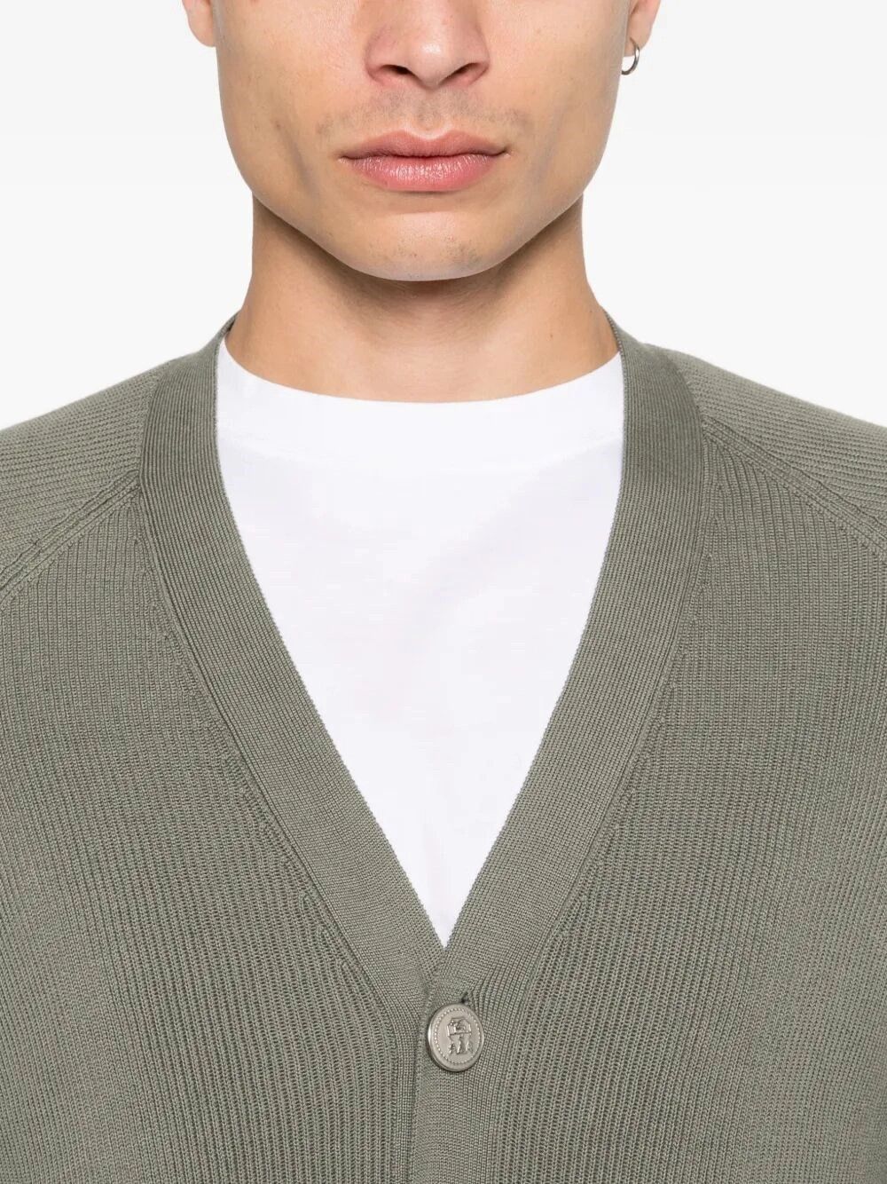 Brunello Cucinelli English Rib Knit Cardigan Size US M / EU 48-50 / 2 - 3 Thumbnail