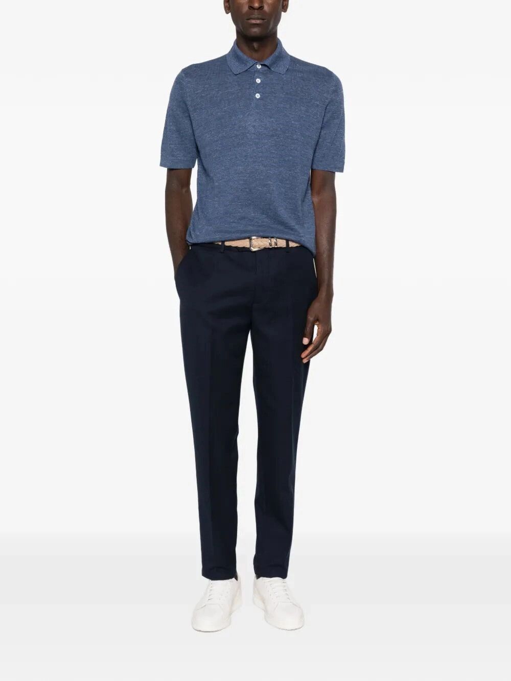Brunello Cucinelli Knit Polo Size US M / EU 48-50 / 2 - 2 Thumbnail