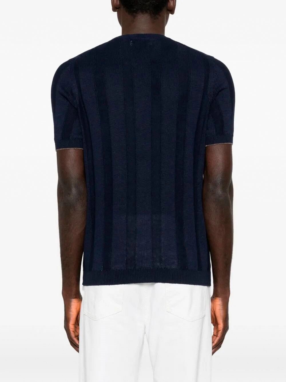 Brunello Cucinelli Short Sleeve Sweater Size US XXL / EU 58 / 5 - 5 Thumbnail