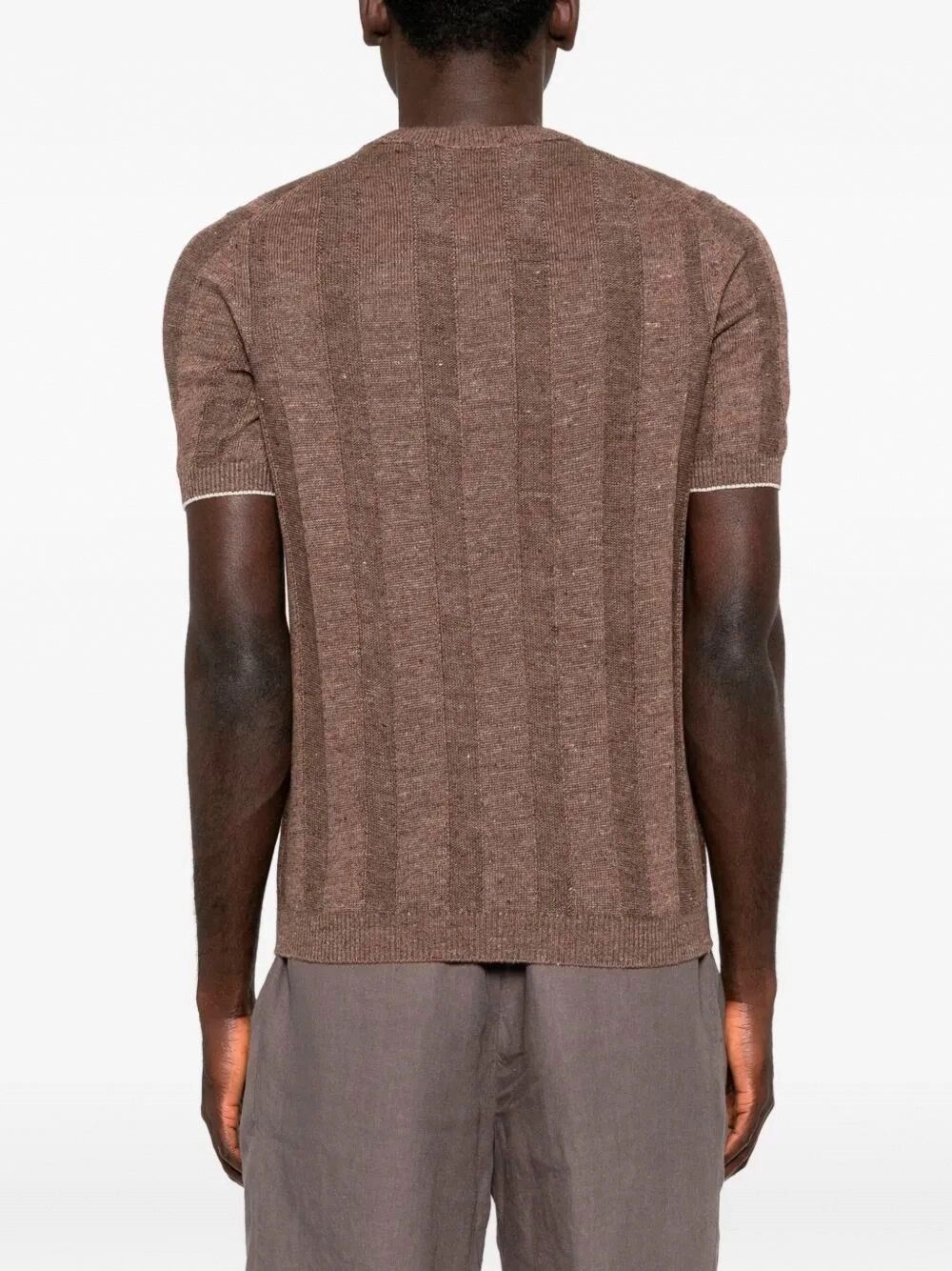 Brunello Cucinelli Short Sleeve Sweater Size US L / EU 52-54 / 3 - 5 Thumbnail