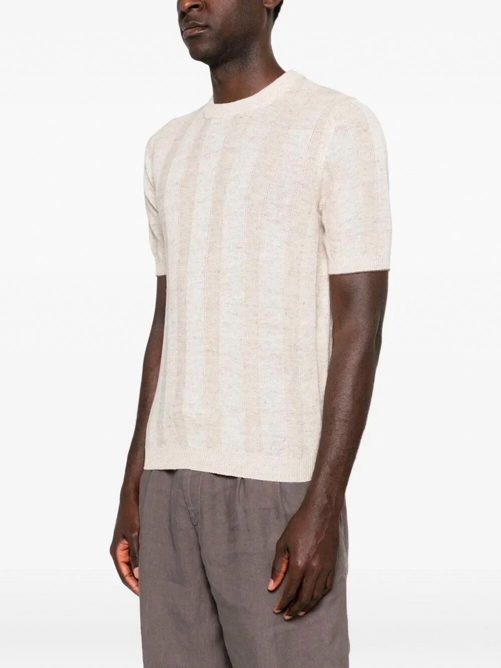 Brunello Cucinelli Short Sleeve Sweater Size US L / EU 52-54 / 3 - 3 Thumbnail