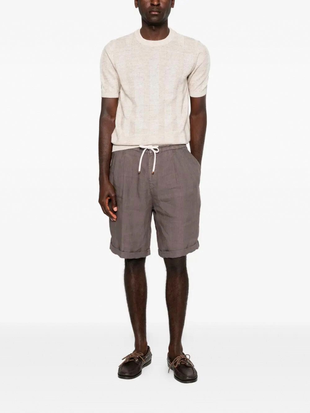 Brunello Cucinelli Short Sleeve Sweater Size US L / EU 52-54 / 3 - 2 Thumbnail