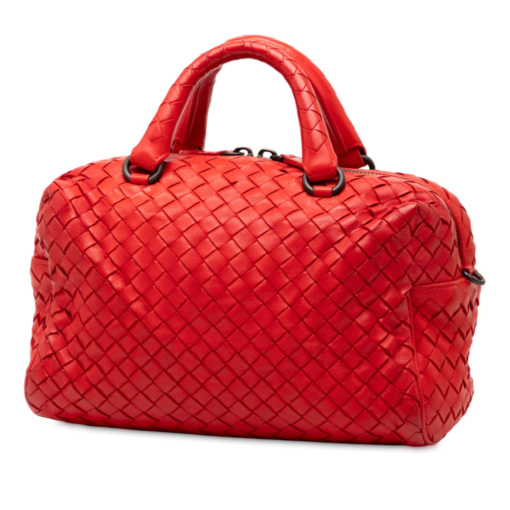 Bottega Veneta Bottega Veneta Mini Nappa Intrecciato Boston Bag Size ONE SIZE - 2 Thumbnail