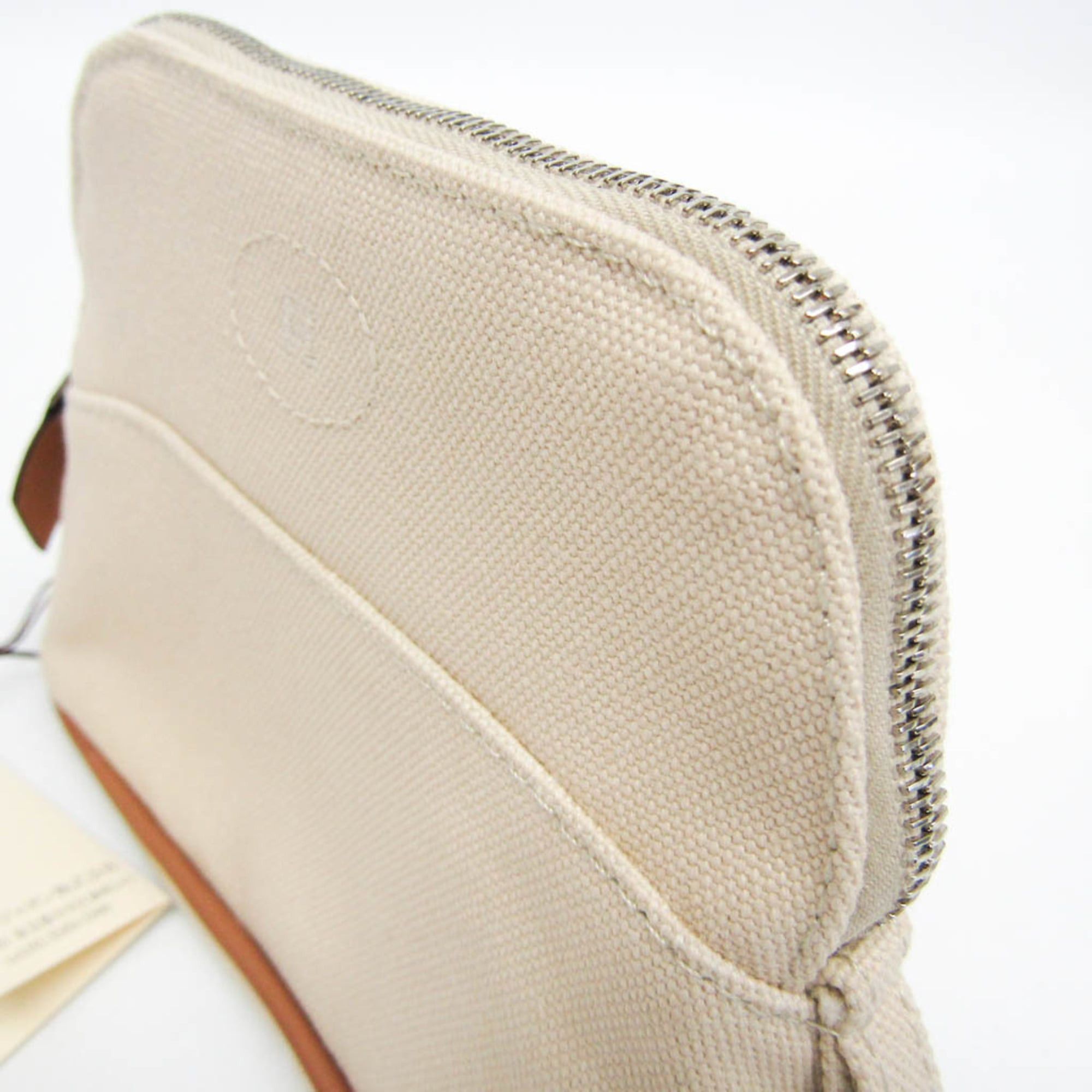 Hermes Hermes Bolide Mini Mini Women's Cotton Pouch Light Beige Size ONE SIZE - 8 Thumbnail