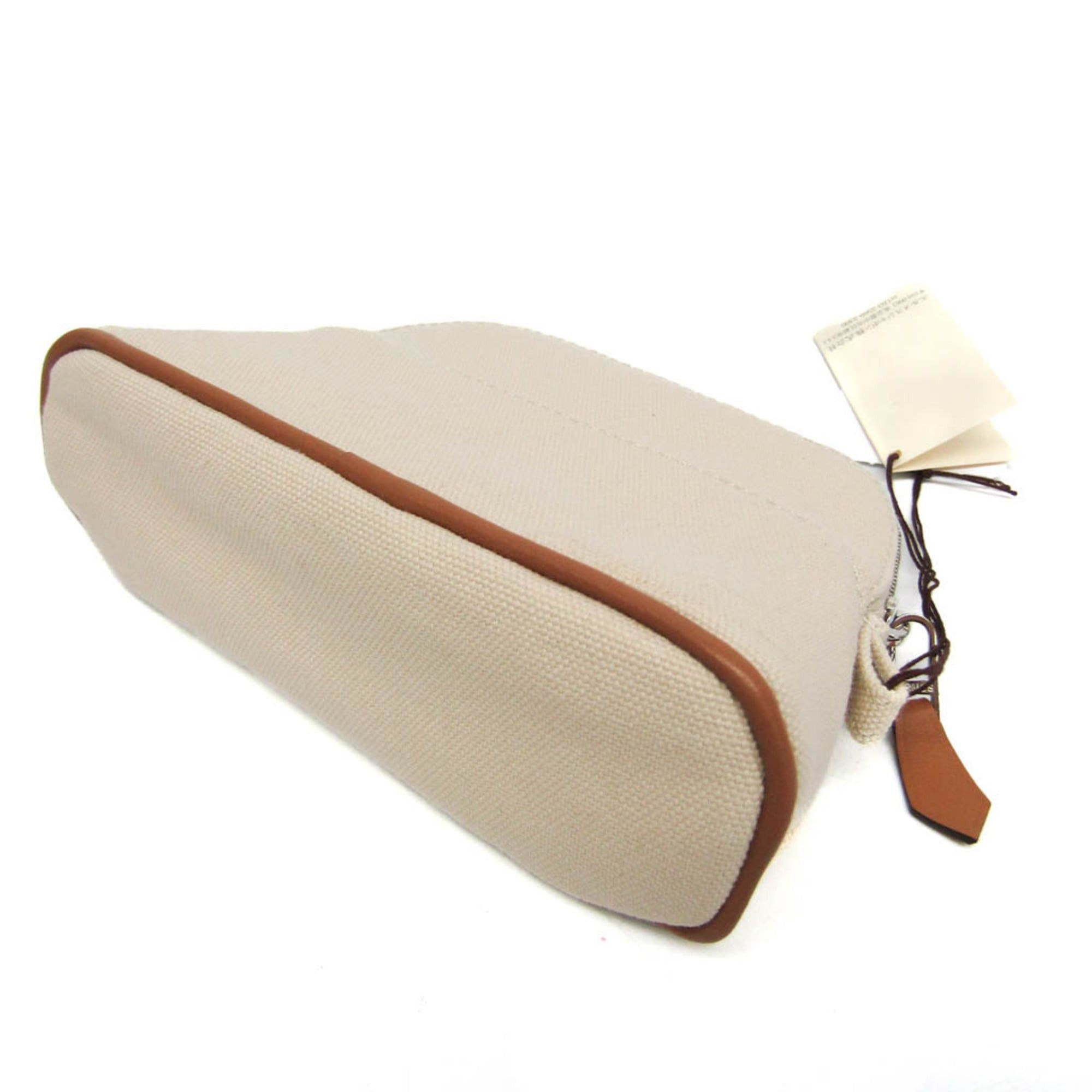 Hermes Hermes Bolide Mini Mini Women's Cotton Pouch Light Beige Size ONE SIZE - 3 Thumbnail