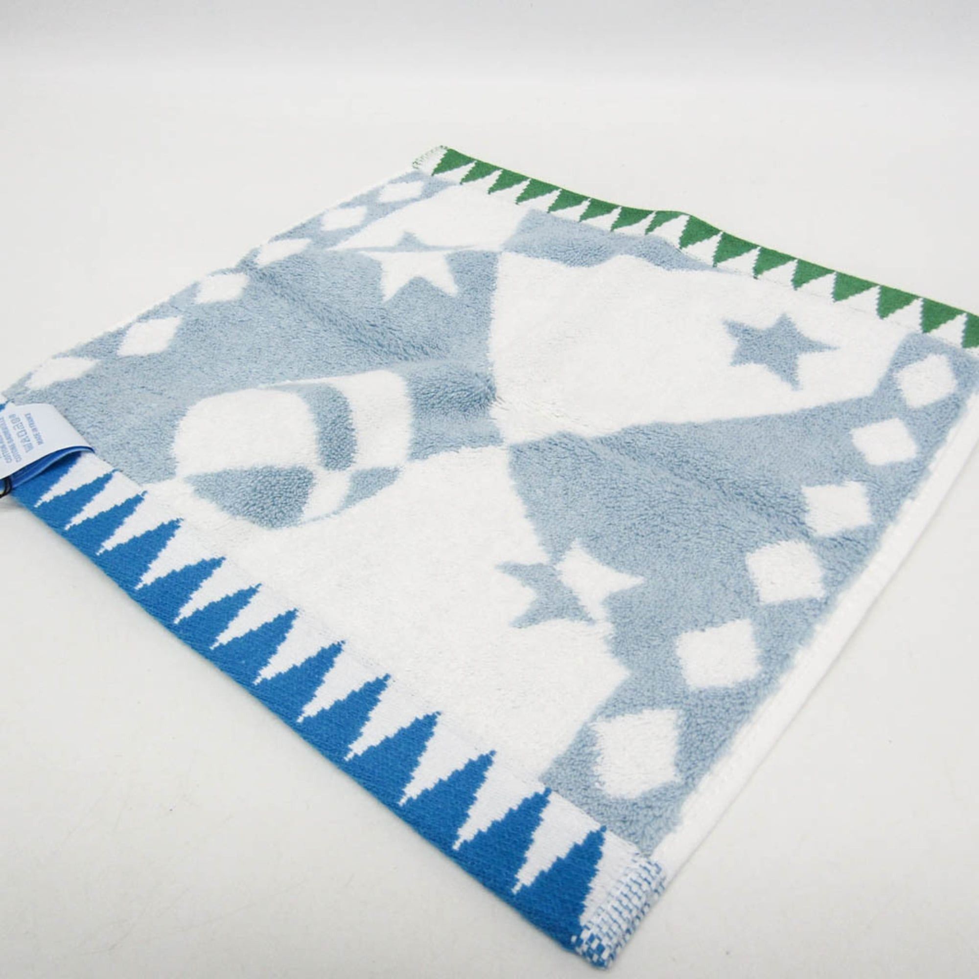 Hermes Hermes Hand Towel Light Blue,White Circus Hand Towel Size ONE SIZE - 5 Thumbnail