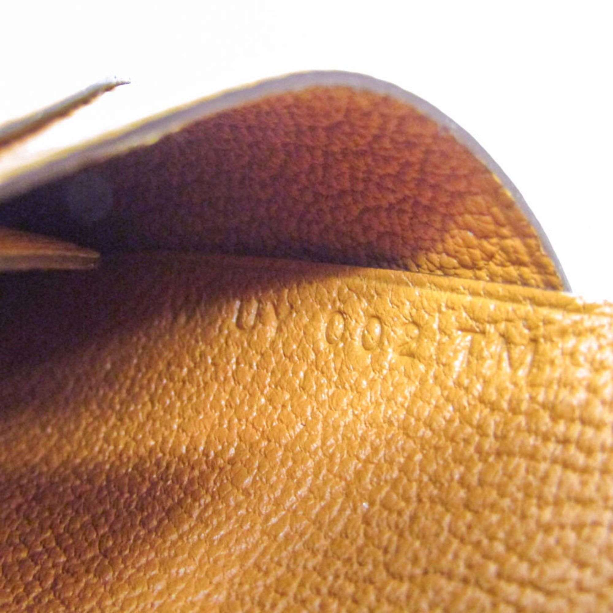 Hermes Hermes Calvi Duo Chevre Leather Card Case Orange Size ONE SIZE - 11 Thumbnail