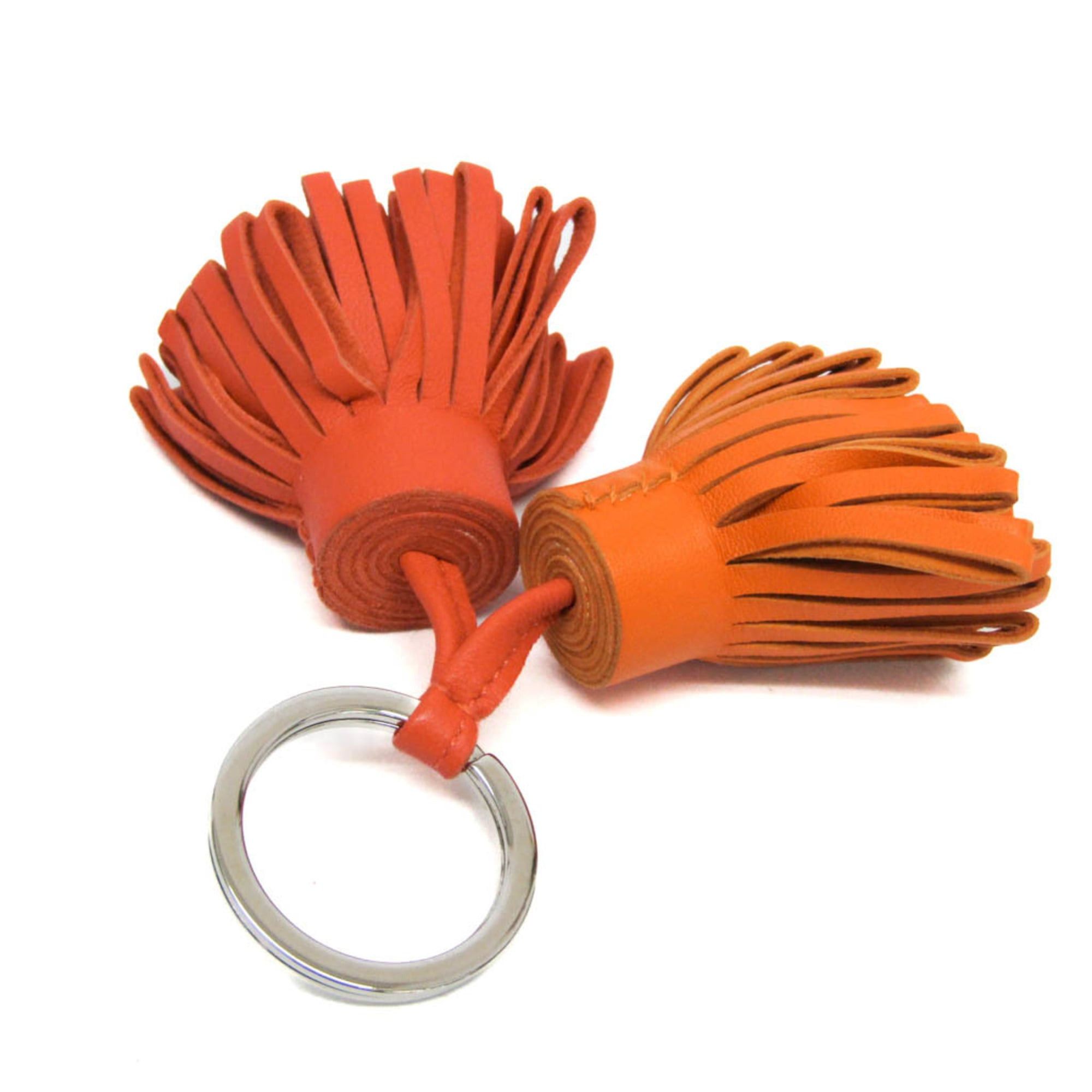 Hermes Hermes Carmen Uno Dos Keyring (Orange,Pink) Size ONE SIZE - 2 Thumbnail