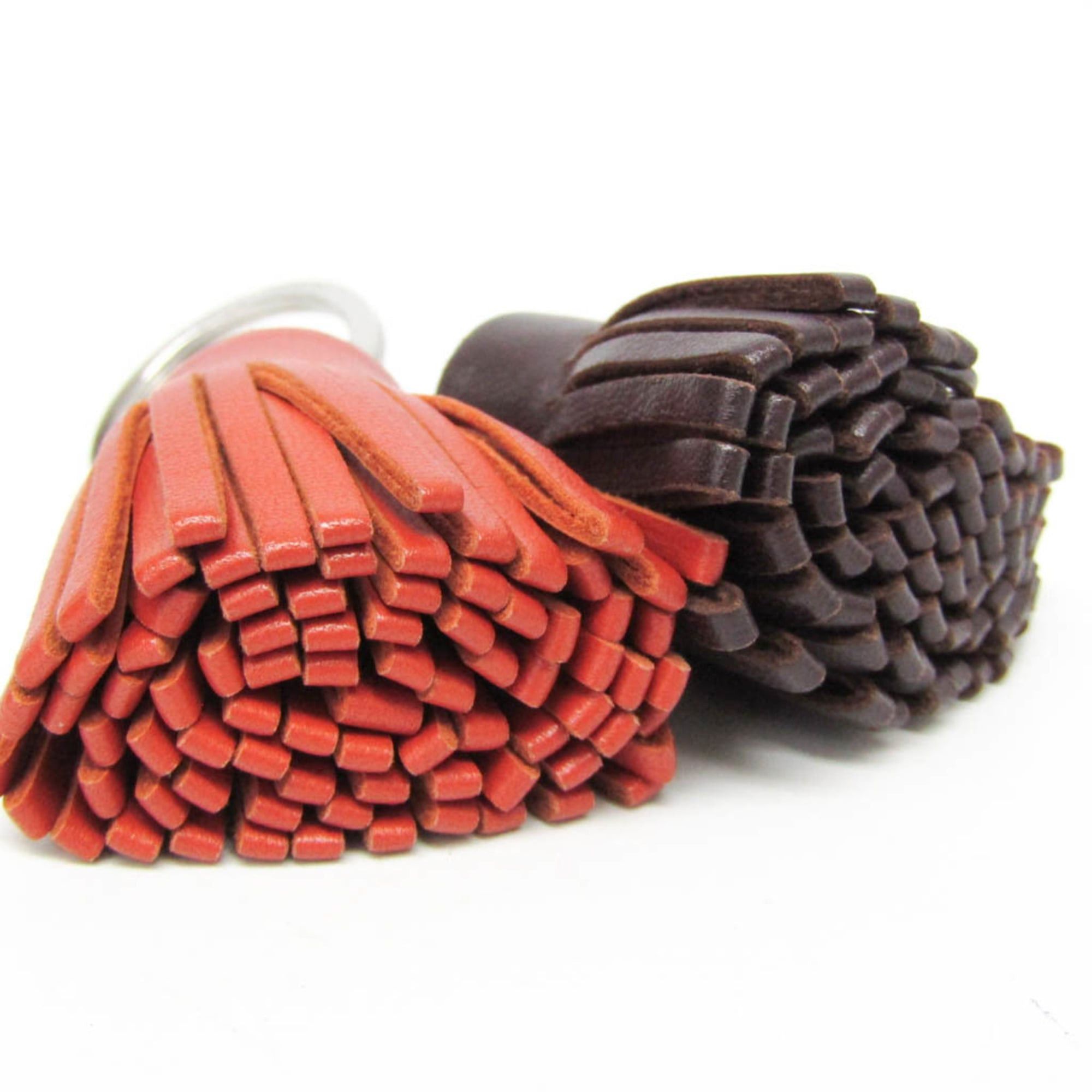 Hermes Hermes Carmen Uno Dos Keyring (Brown,Dark Brown) Size ONE SIZE - 3 Thumbnail