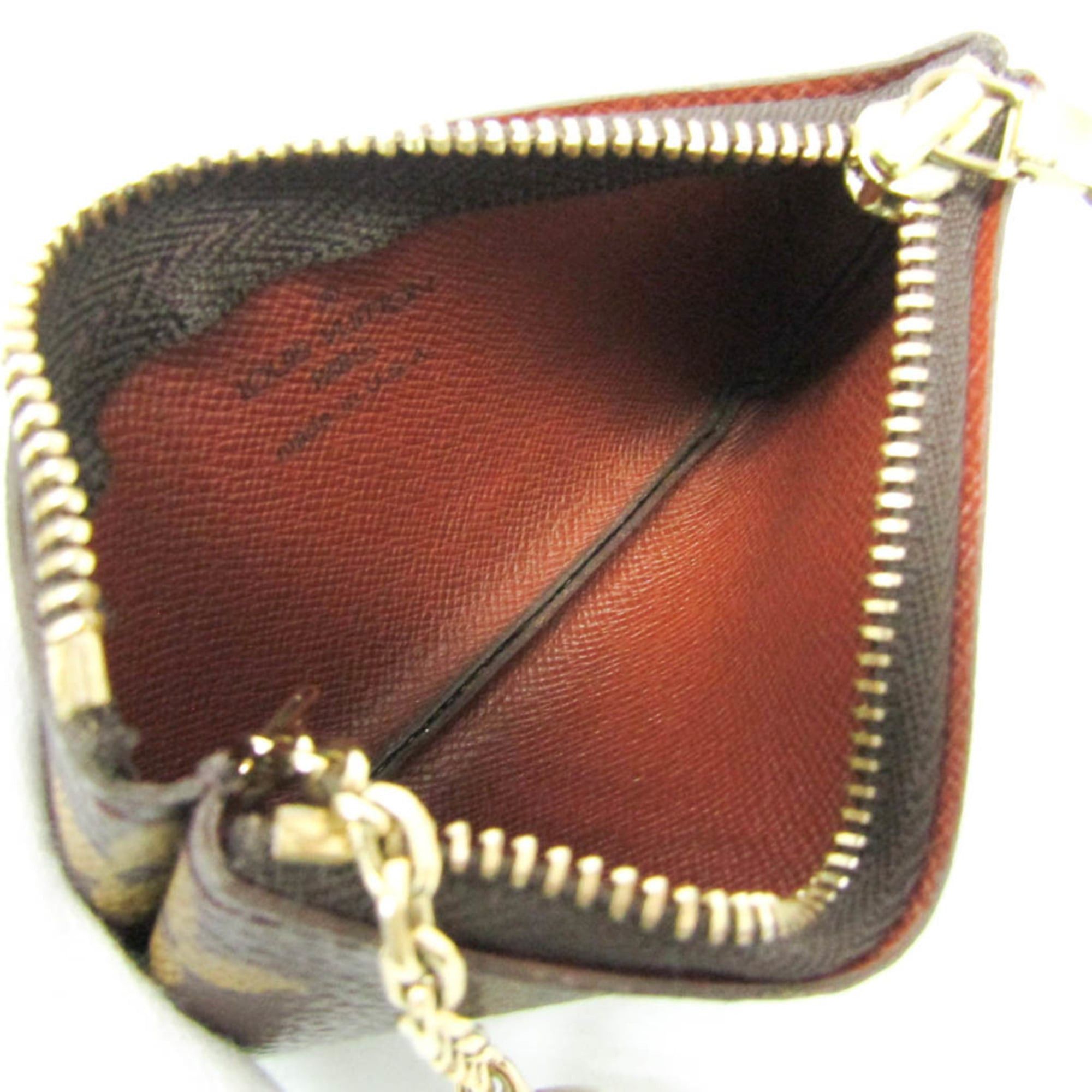 Louis Vuitton Louis Vuitton Monogram Key Case M62650 Men,Women Monogram Coin Purse/coin Case Brown Size ONE SIZE - 3 Thumbnail